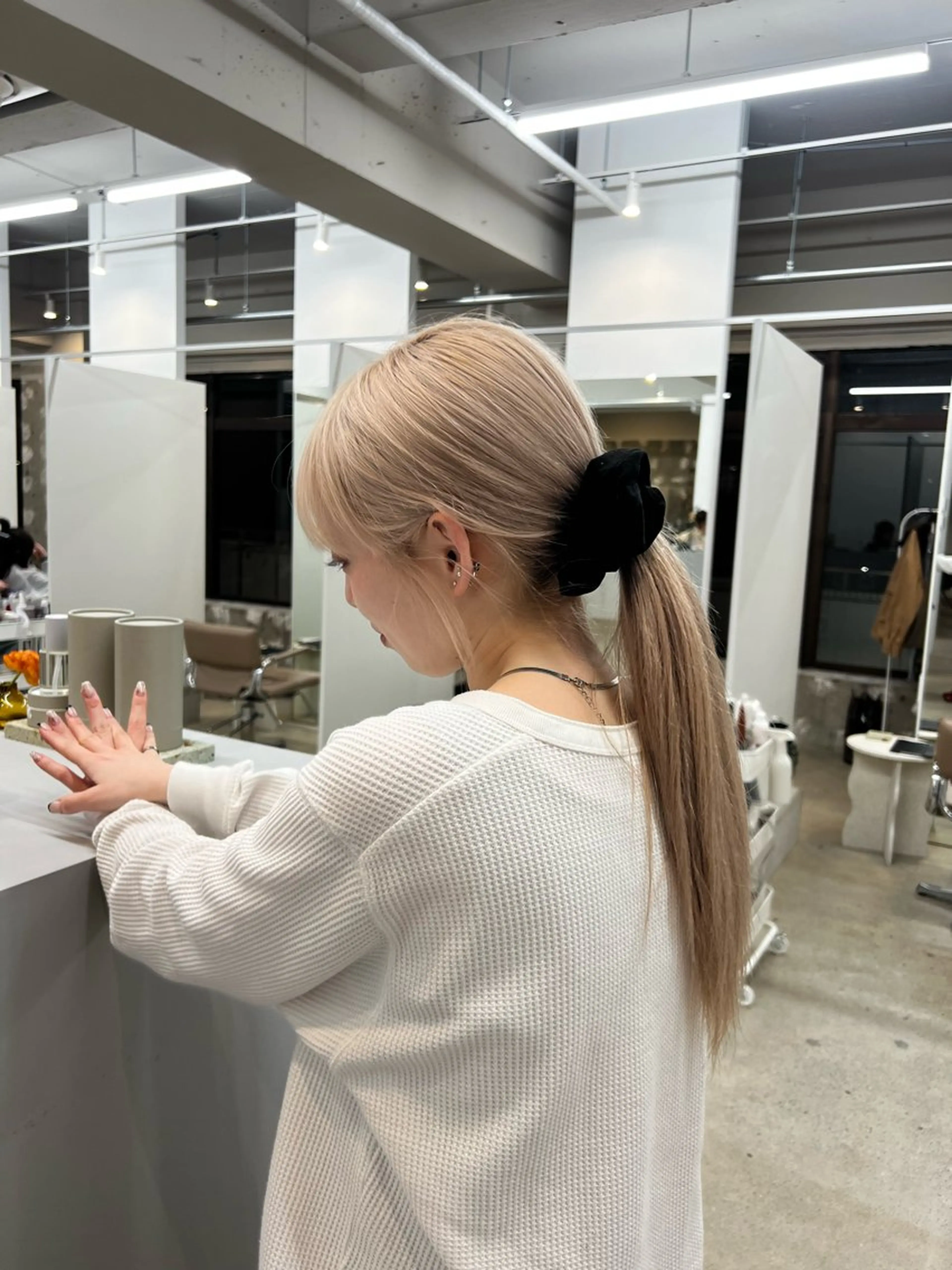 ロング カラー ハイトーンカラー ヘアカラー トリートメント fit /HONOKAのヘアスタイル