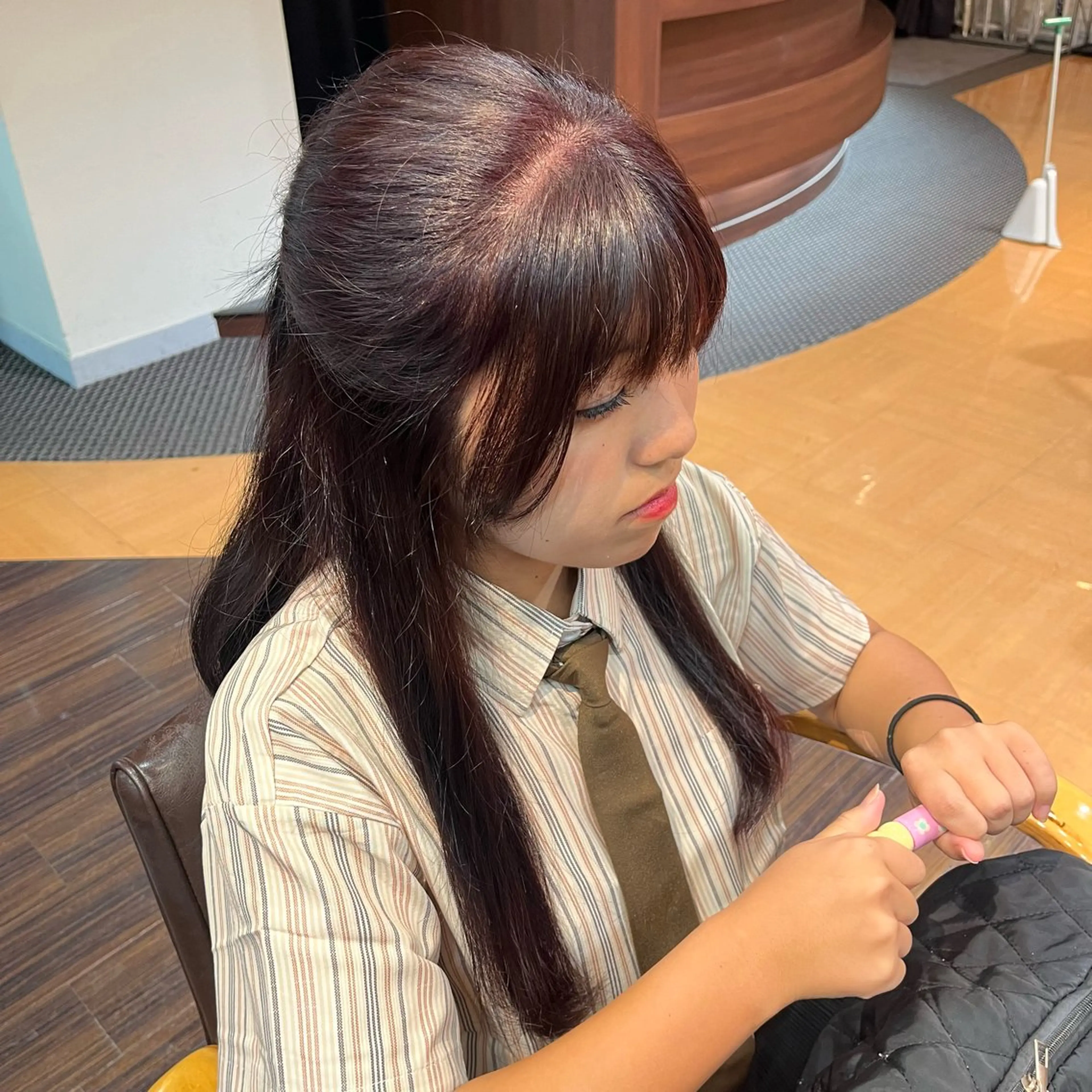 カラー ヘアカラー 南 和希のヘアスタイル