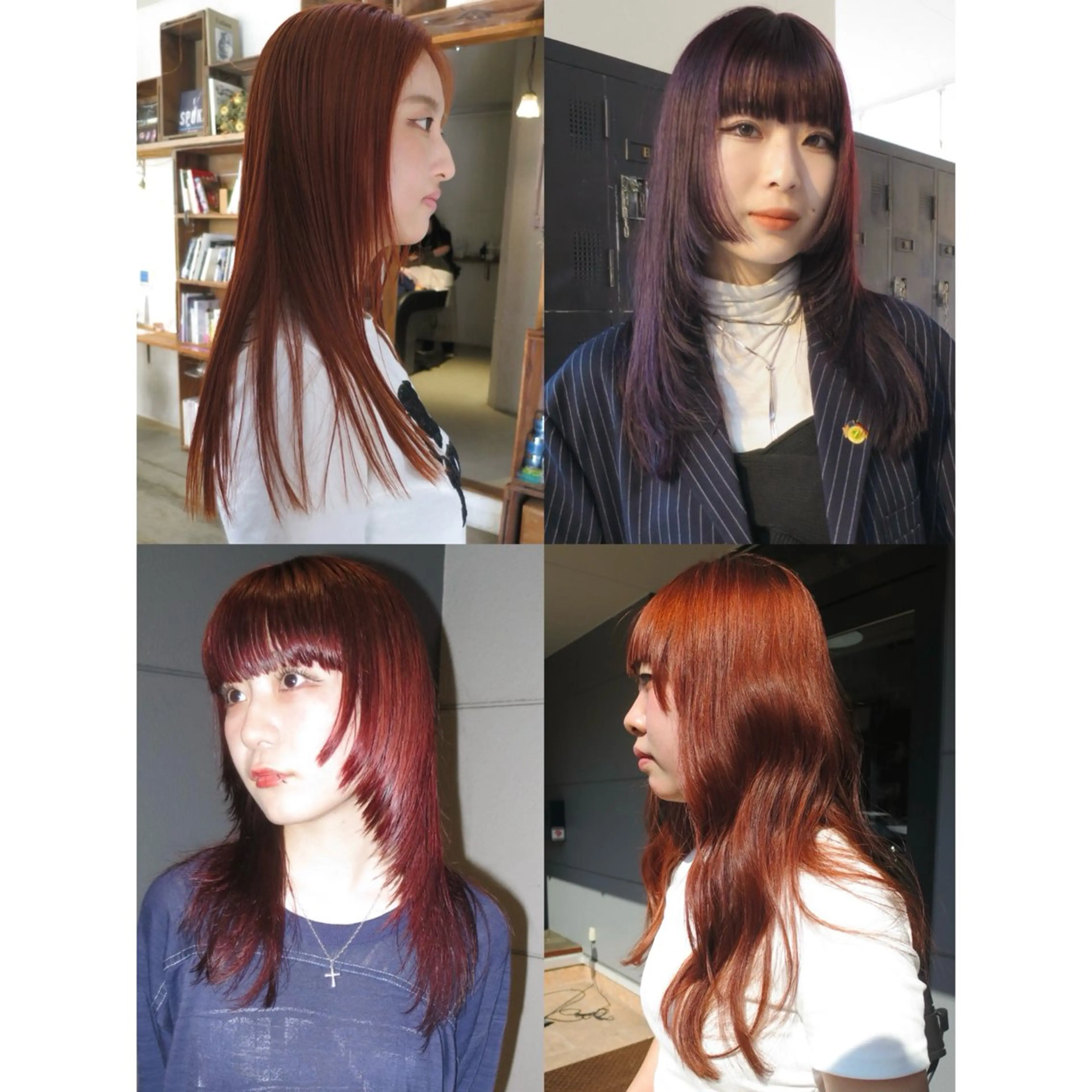 ロング カット ヘアカラー トリートメント ブリーチなし/透明感 /暖色/yumaのヘアスタイル