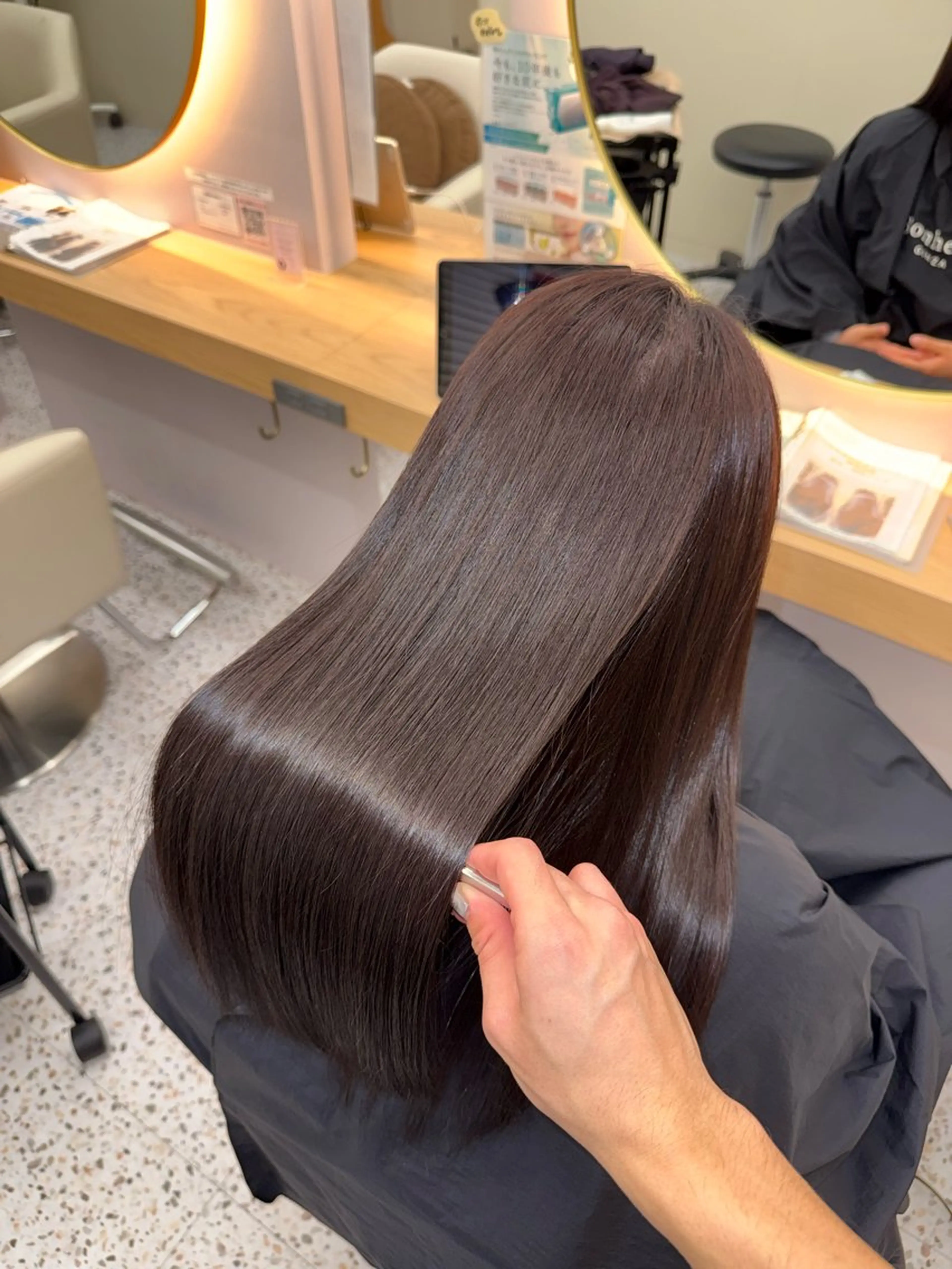 ロング 髪質改善 トリートメント ヘアカラー トリートメント 髪質改善/美髪/艶髪 原田 竜空のヘアスタイル