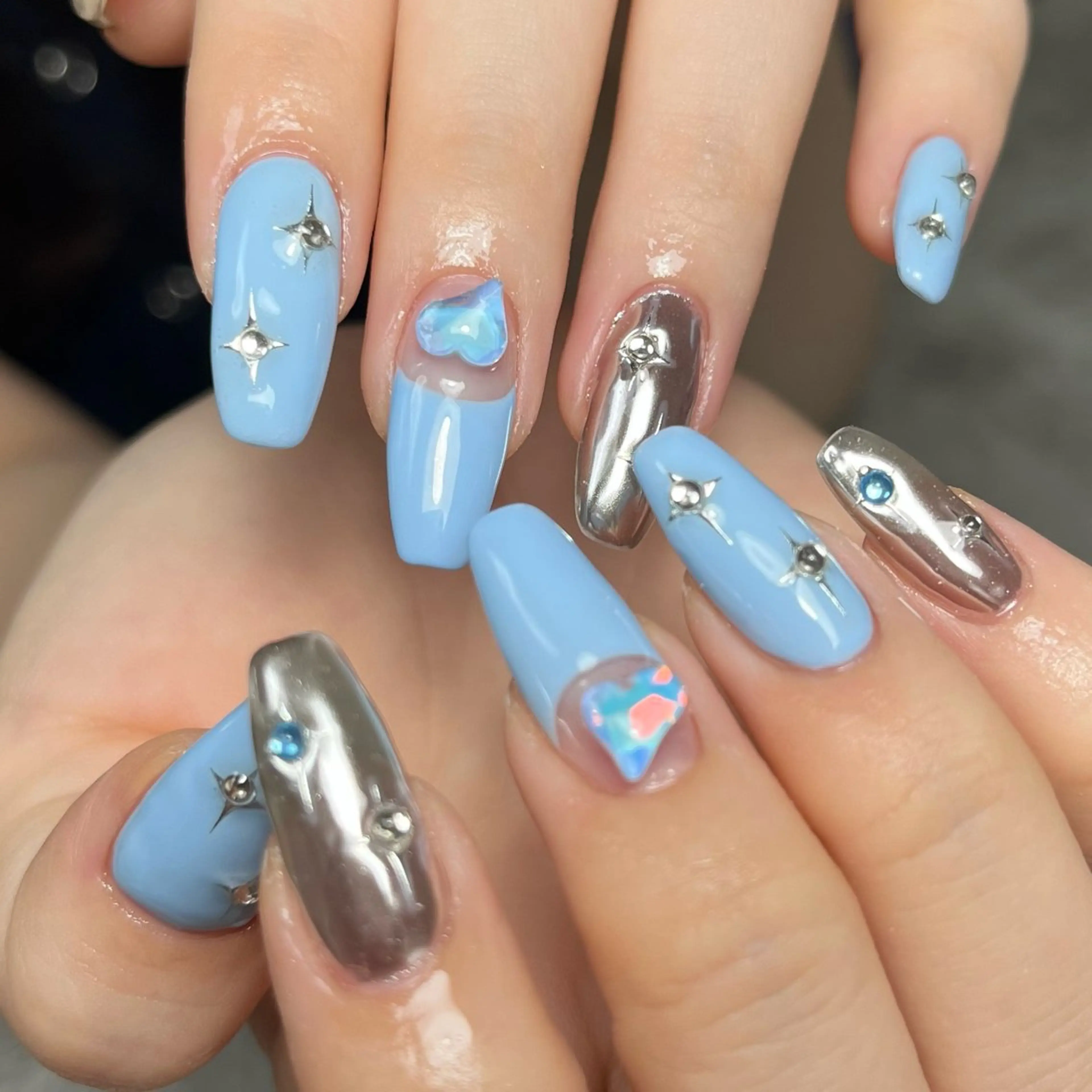 ネイル ロングネイル ハンドネイル janma.nail ✳︎akiのネイルデザイン