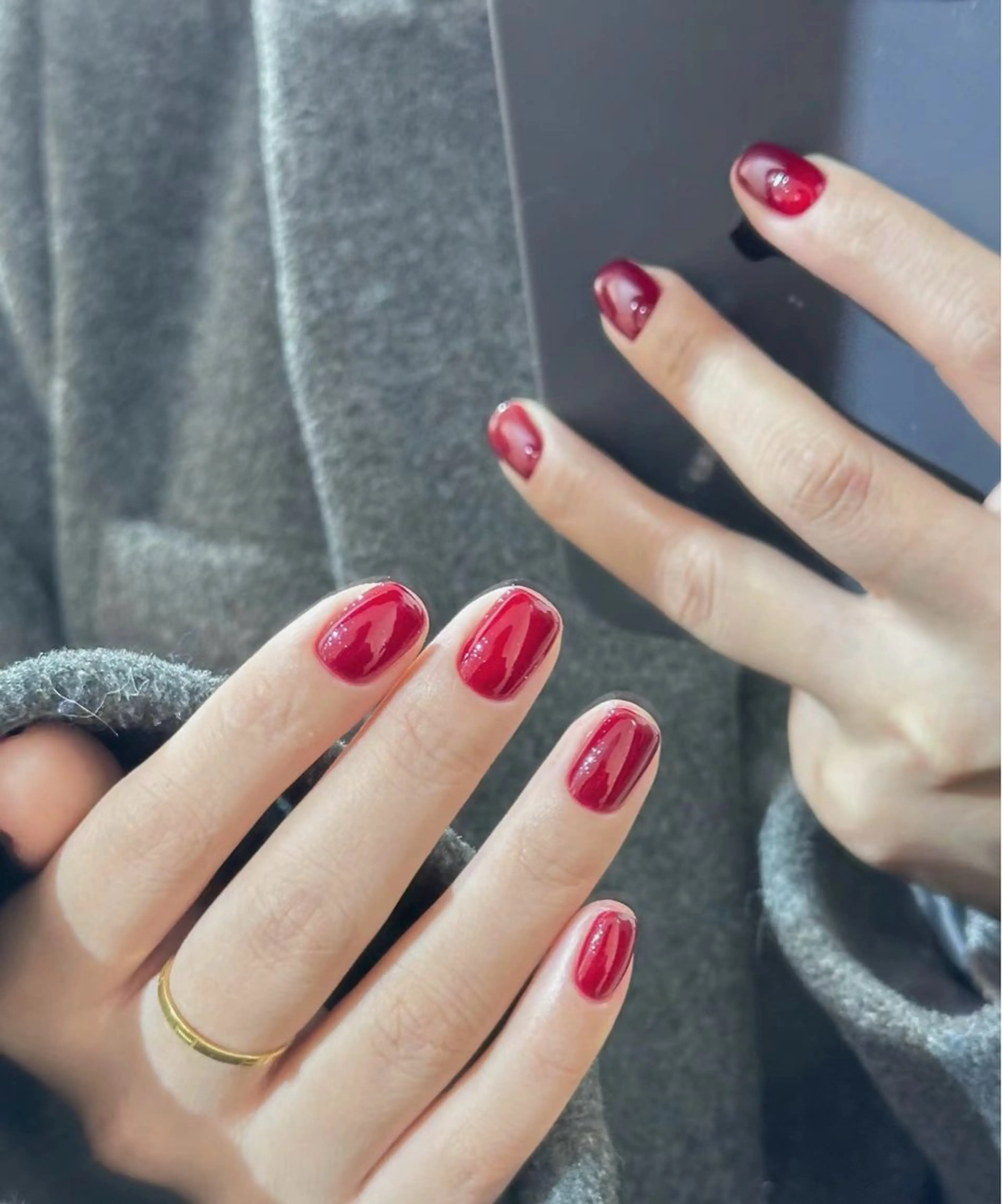 ネイル 長さ出し フットネイル フレンチネイル ジェルネイル ガラスフレンチ ハンドネイル ハンドケア More Glam渋谷店のネイルデザイン