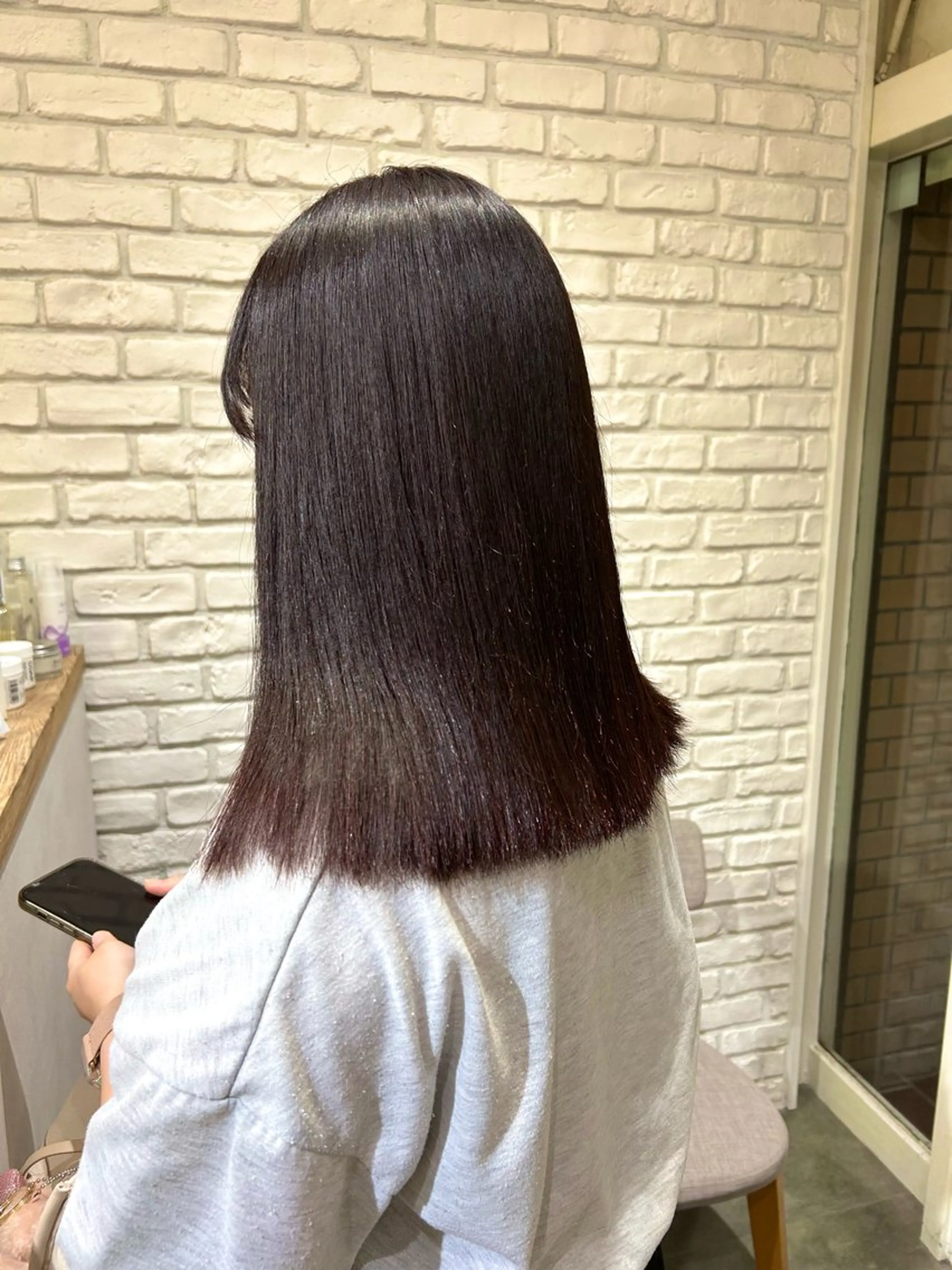 セミロング ヘアカラー ︎☀️はるき︎︎☀️ カラーモデル募集中✨のヘアスタイル