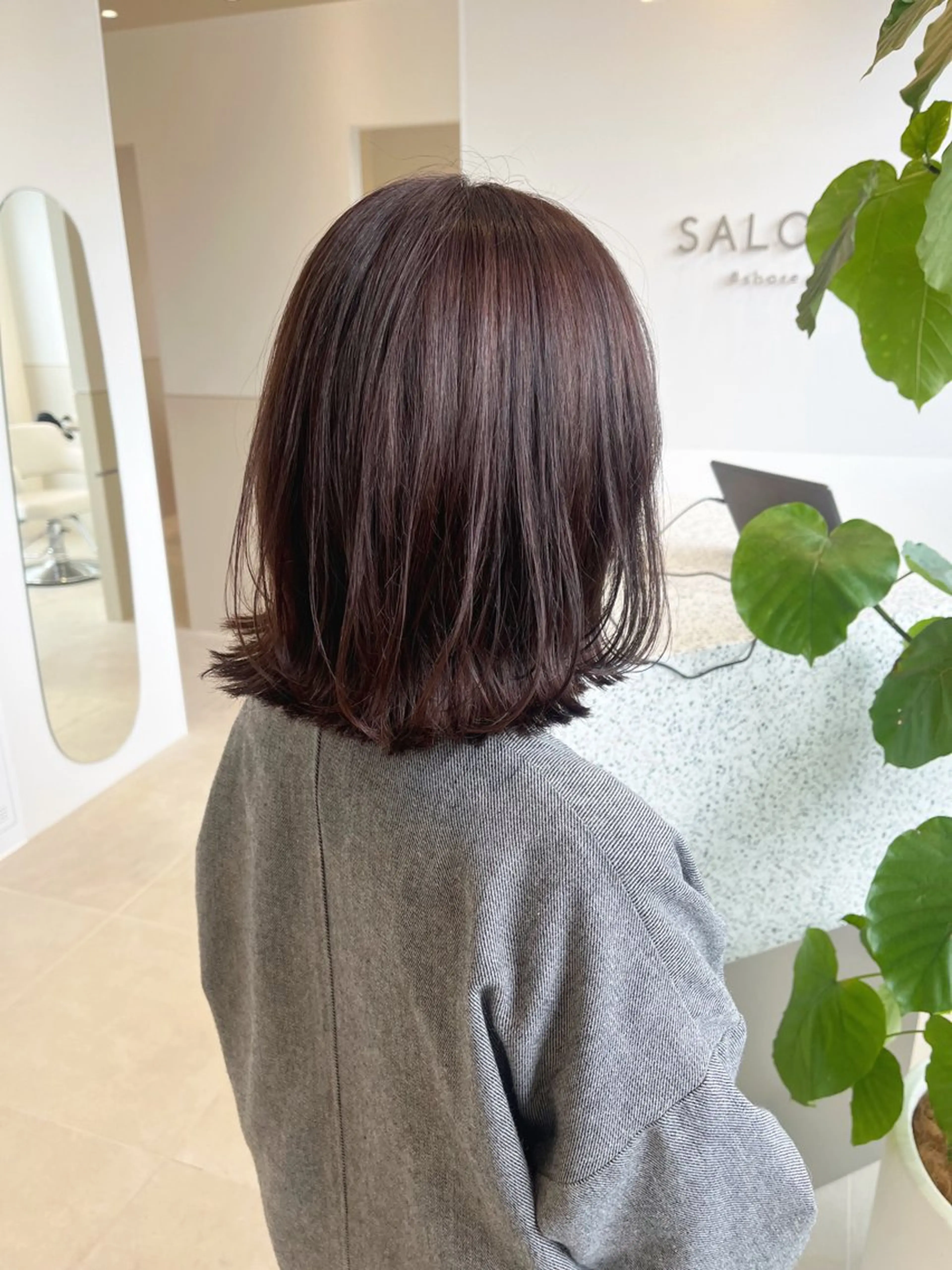 ミディアム カラー カット ヘアカラー トリートメント SALOWIN京都河原町suite店所属・うる艶カラー／ 髪質改善／arisaのヘアスタイル