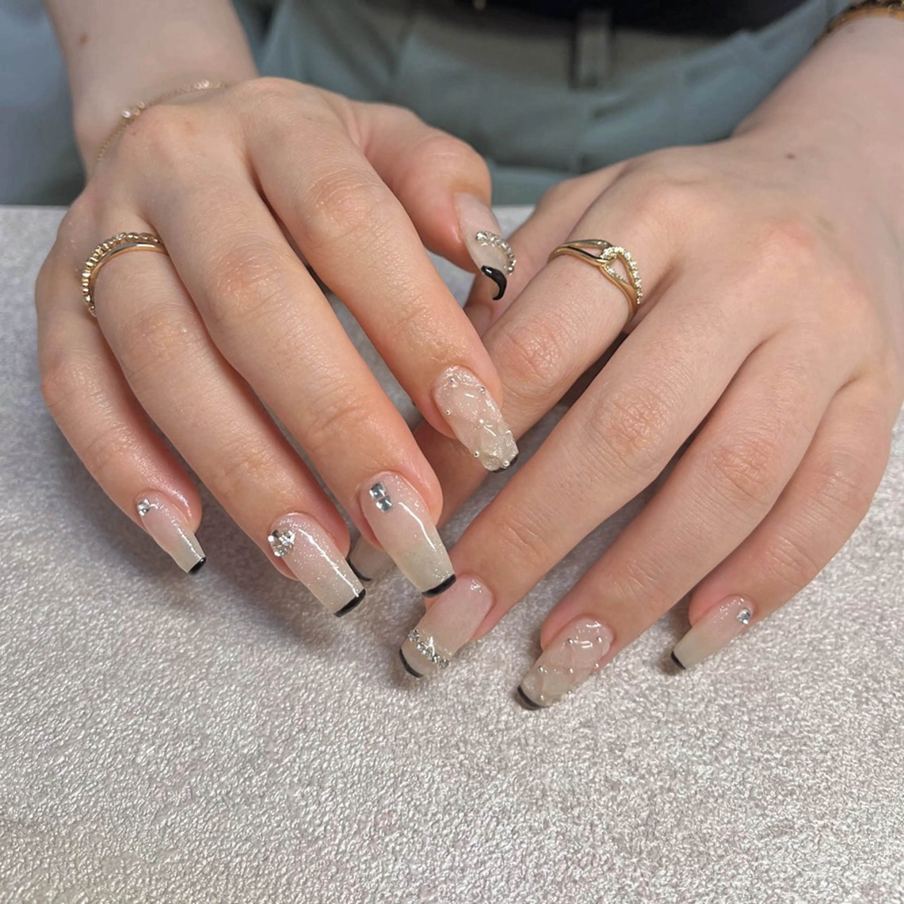 ネイル アートネイル ネイビー share salon reir　(ルレイル)所属・rio nailのネイルデザイン