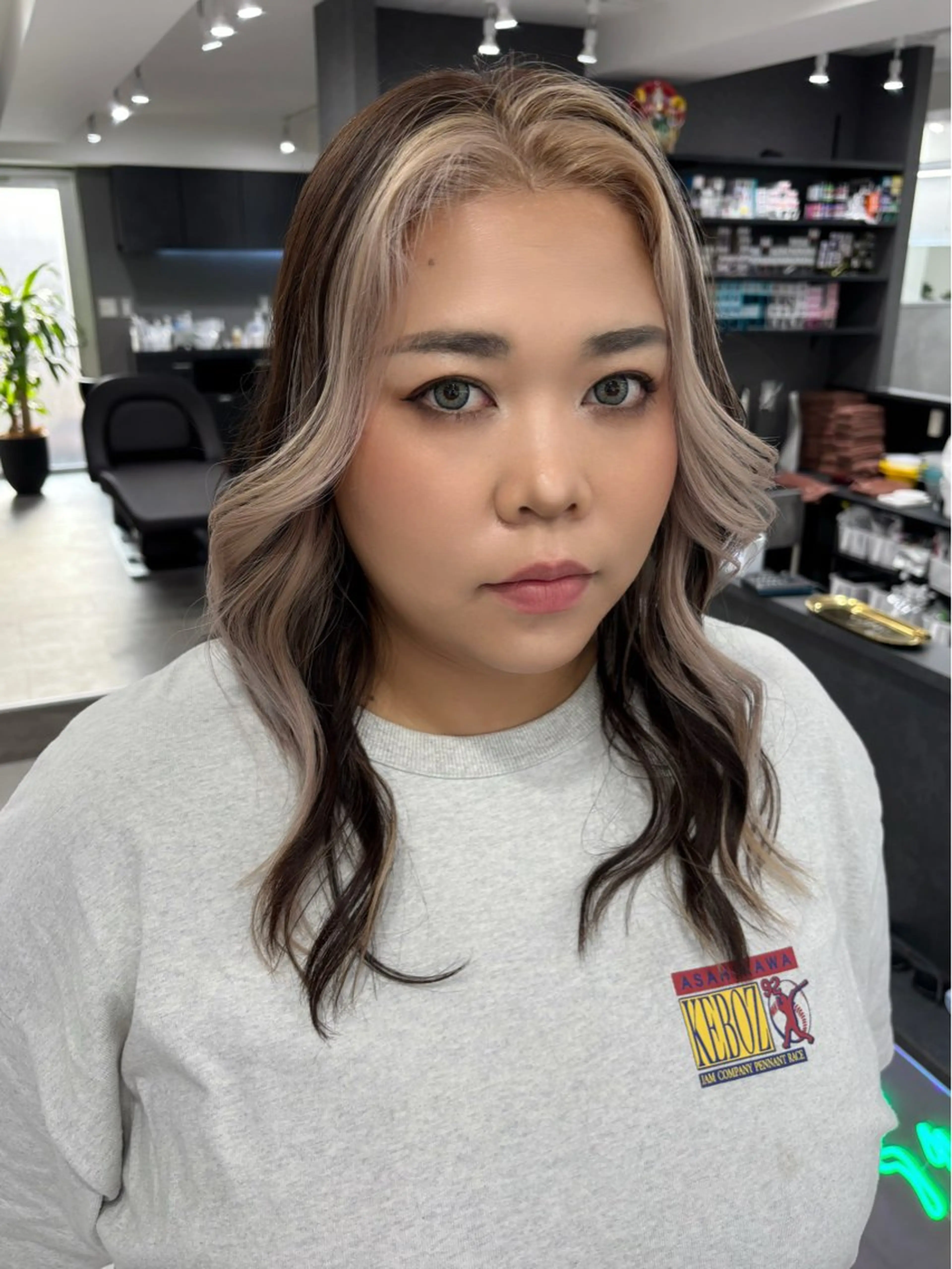 ロング ミストバング 顔周りカット いろあそび所属・カットモデル募集中 tsuki🌙のヘアスタイル