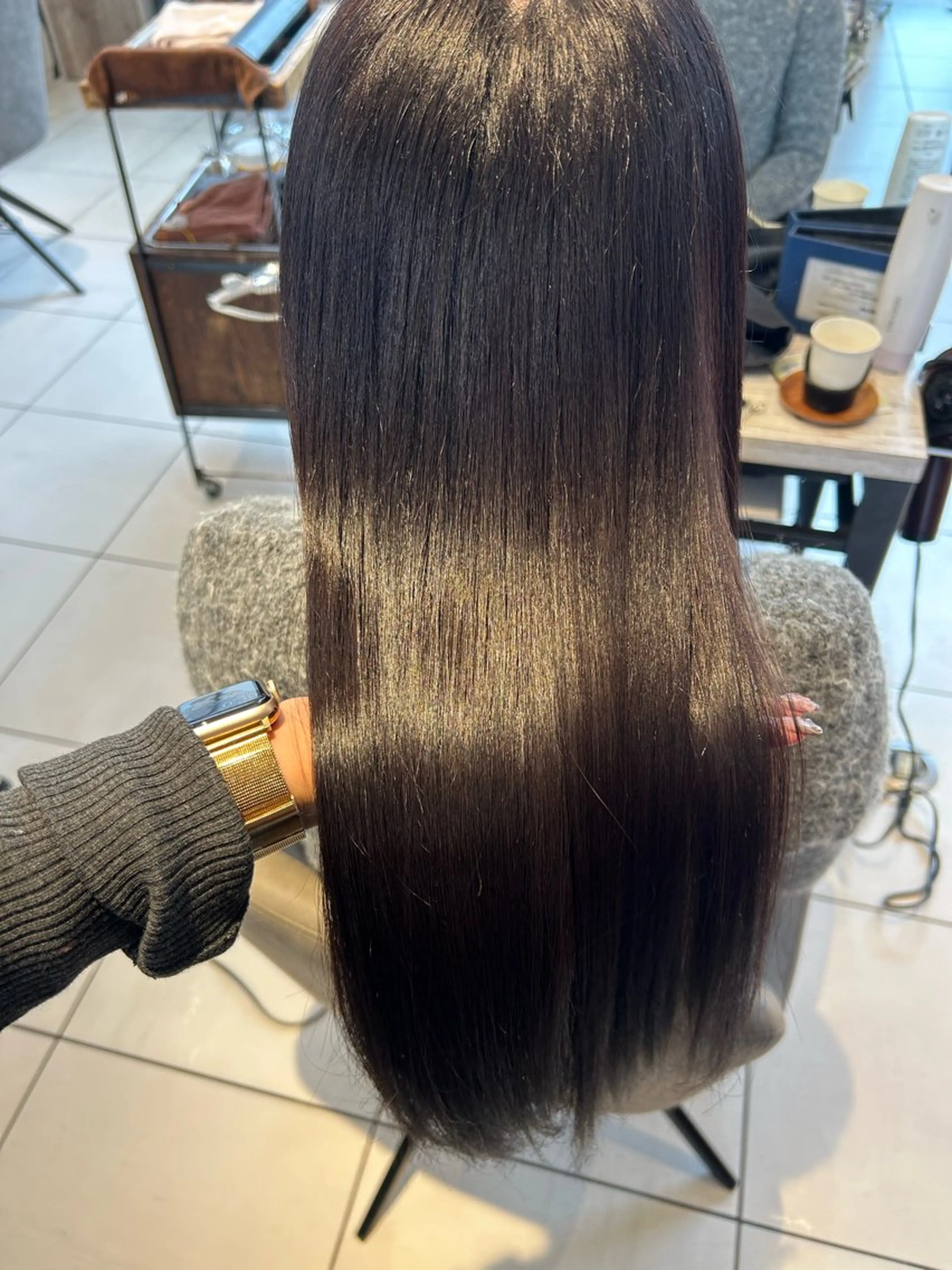 セミロング カラー 髪質改善 トリートメント カット ヘアカラー トリートメント 艶カラー/耳つぼ/ 渡辺奈緒のその他イメージ