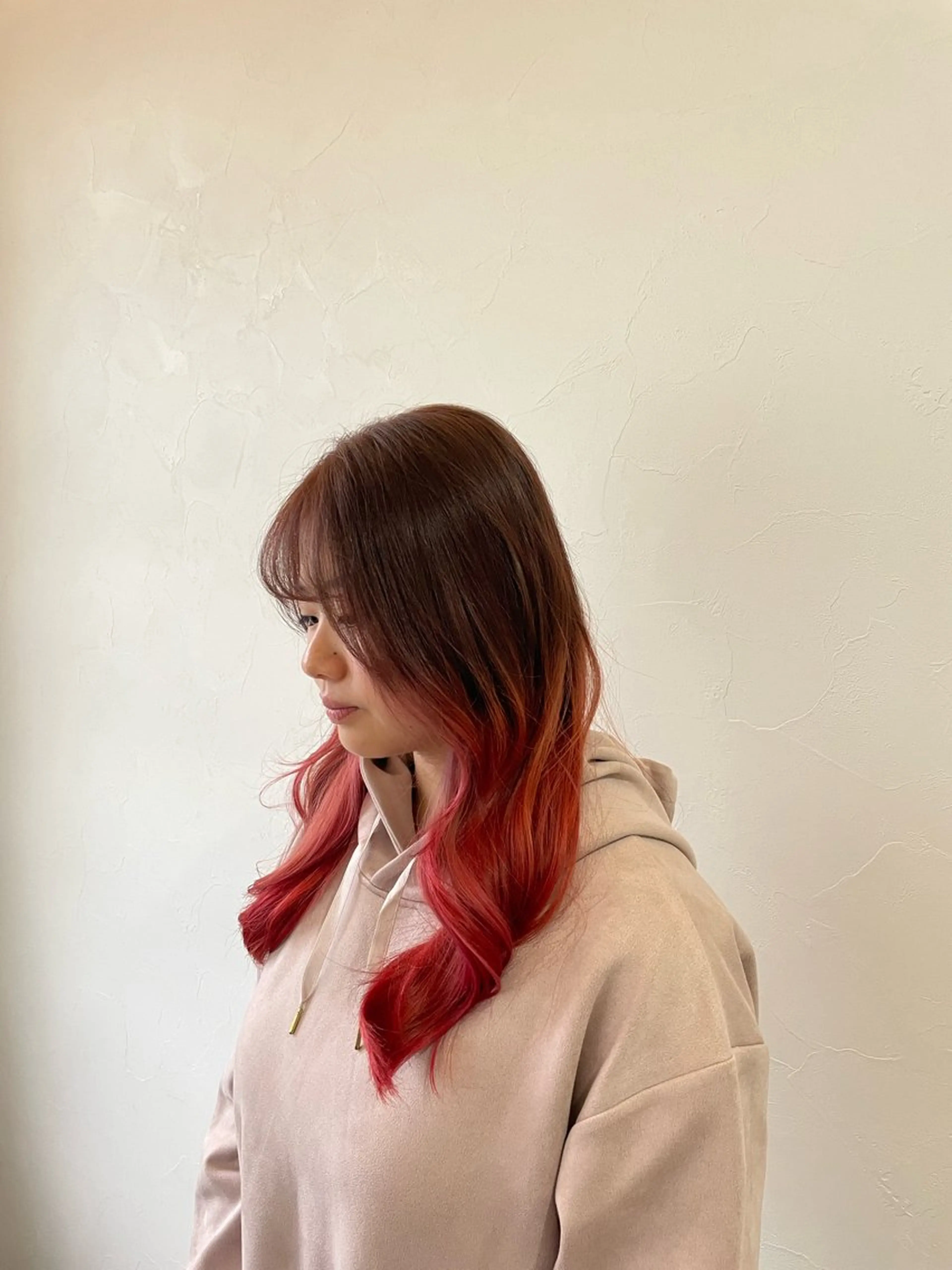 セミロング イースブルー丸亀所属・弥祝 minoriのヘアスタイル