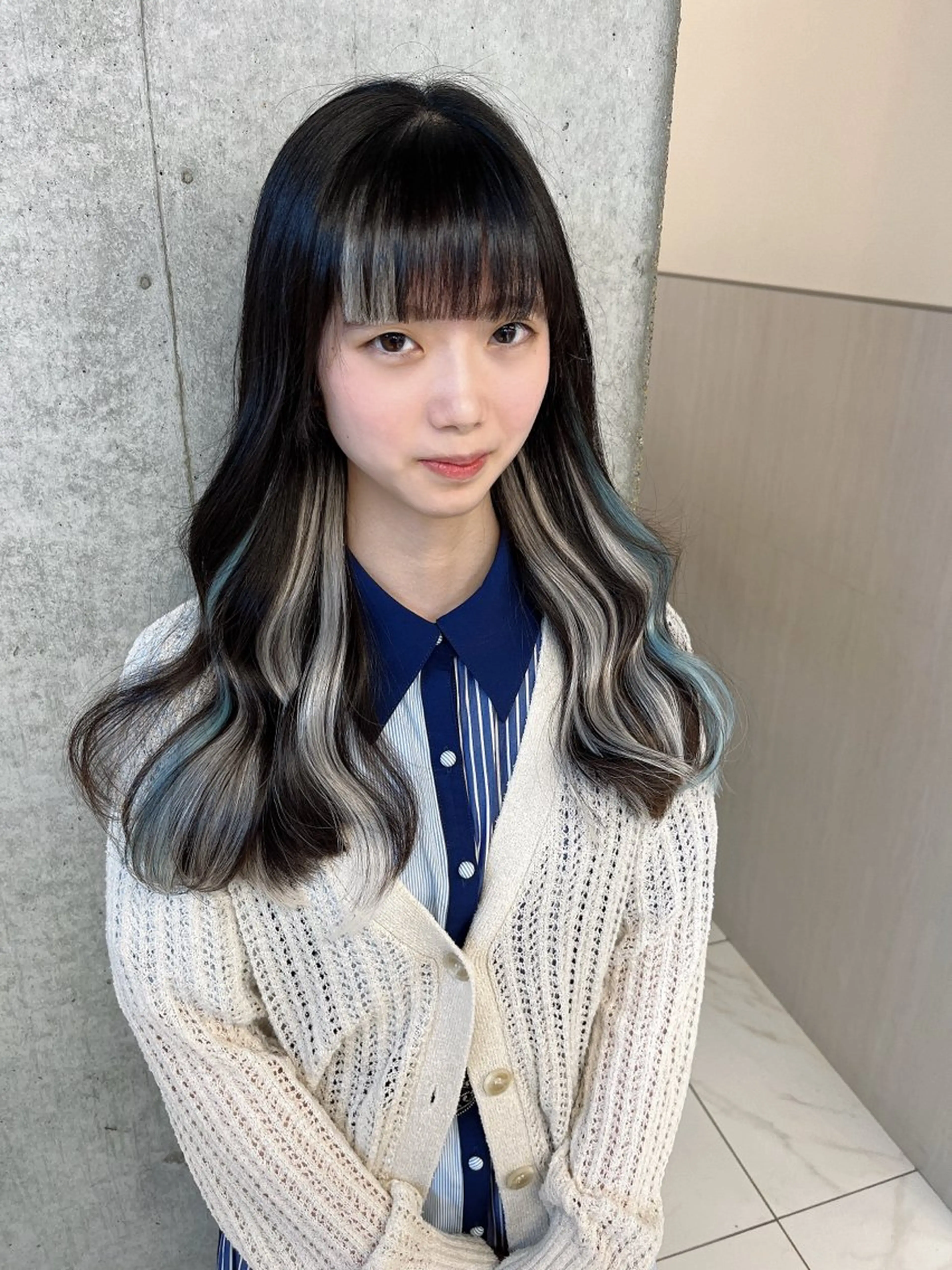 ロング エクステ りおな/エクステ /ミルクティーカラーのヘアスタイル