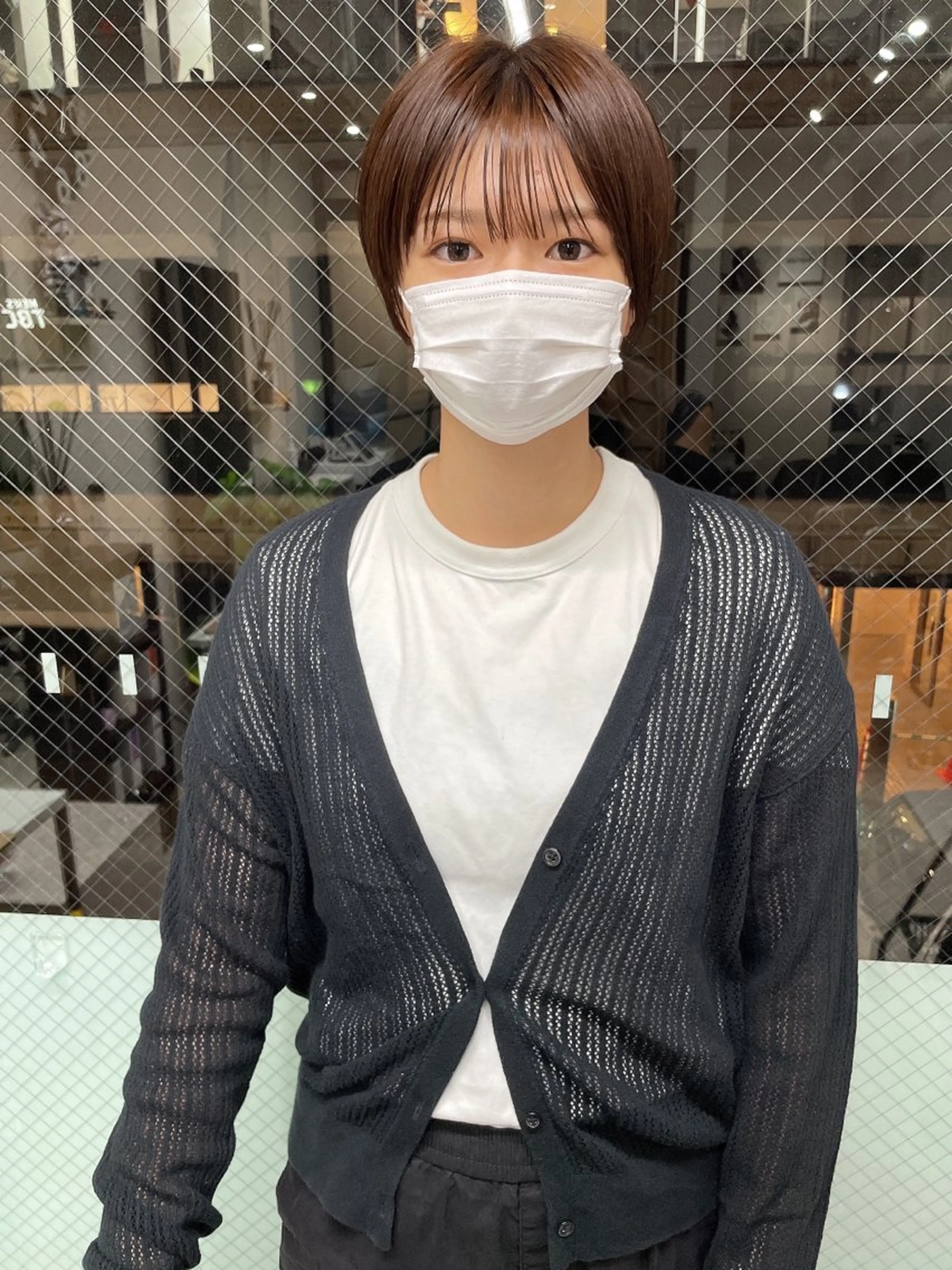 ショート カラー カット ヘアカラー トリートメント 髪質改善will hairdesignのヘアスタイル