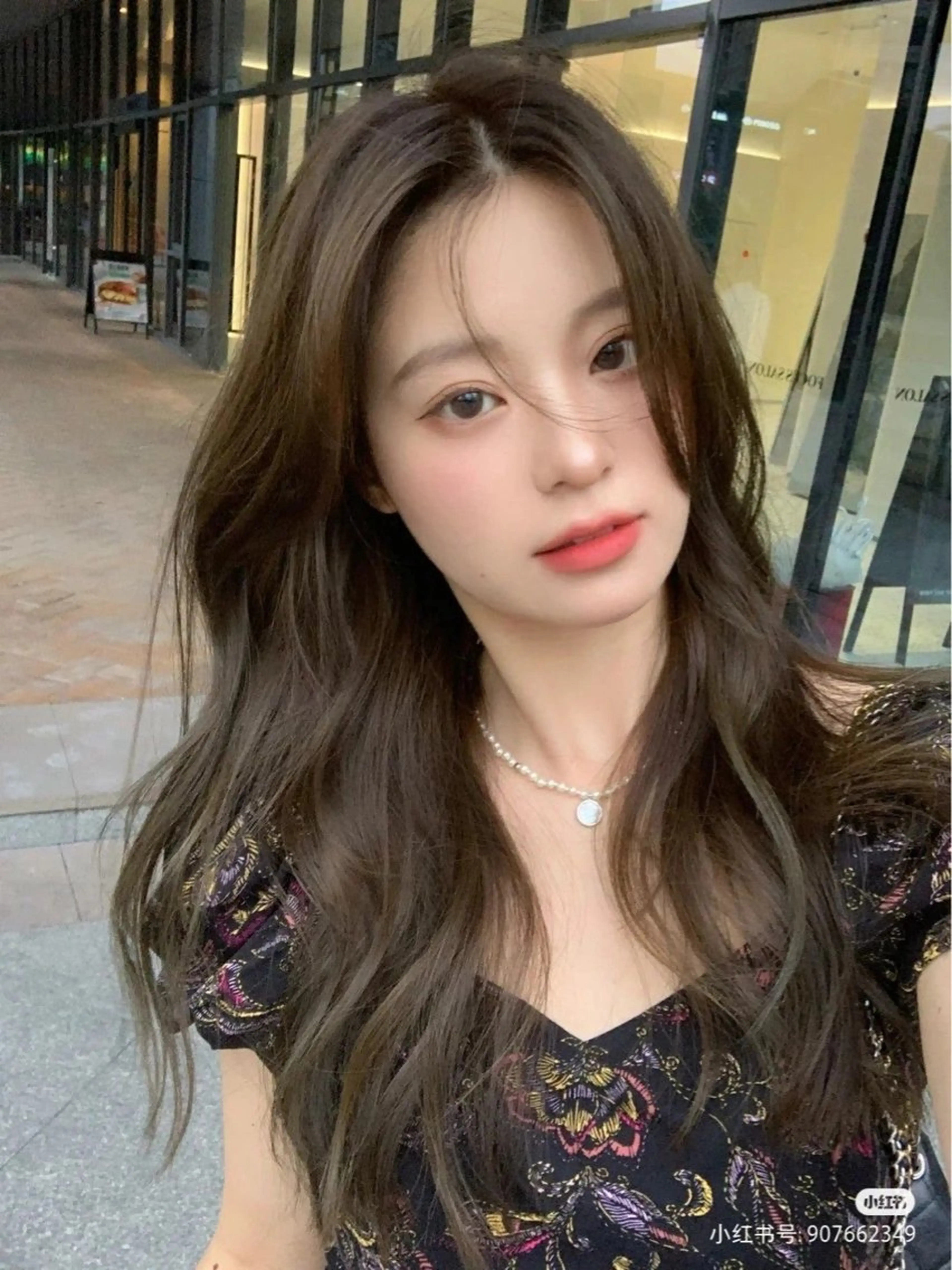 ロング カラー ヘアカラー 韓国レイヤーカット /REIのヘアスタイル