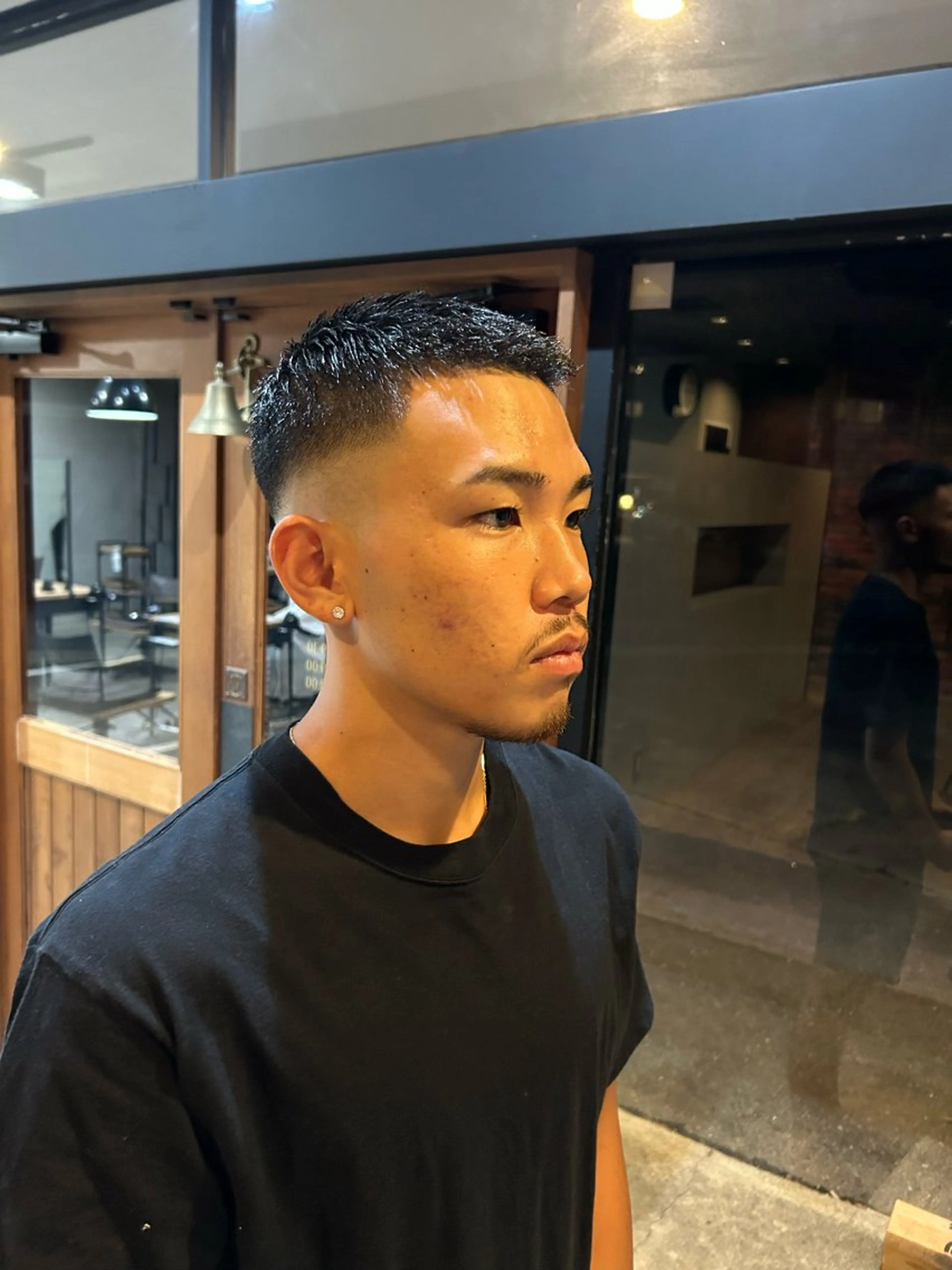 ショート カラー メンズ フェードカット スキンフェード グラデーションカラー カット 🇺🇸メンズ特化 KYOYA💈のヘアスタイル