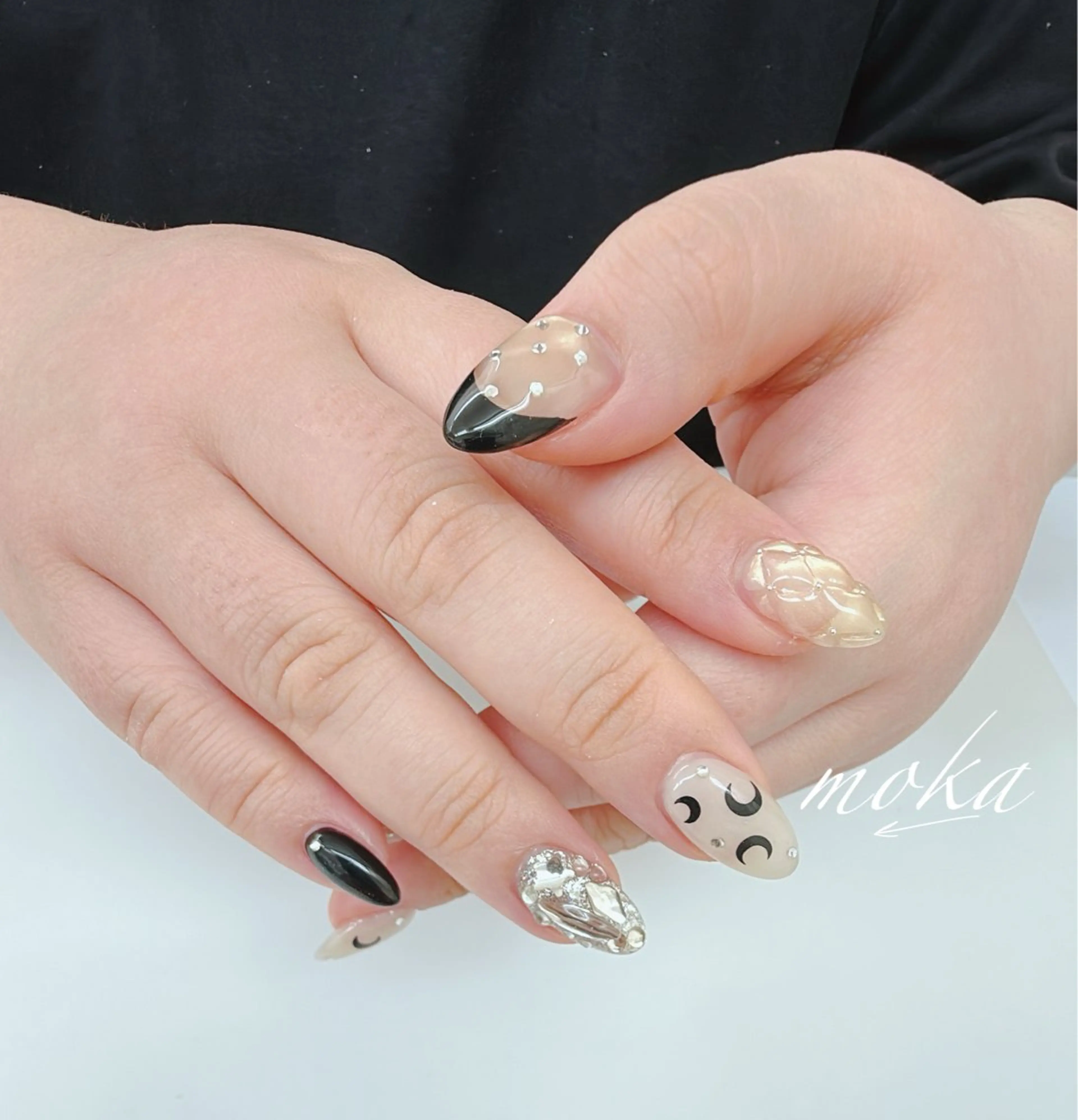 ネイル ハンドネイル ハンドケア 胡蝶蘭レディースサロ ンNailMOKAのネイルデザイン