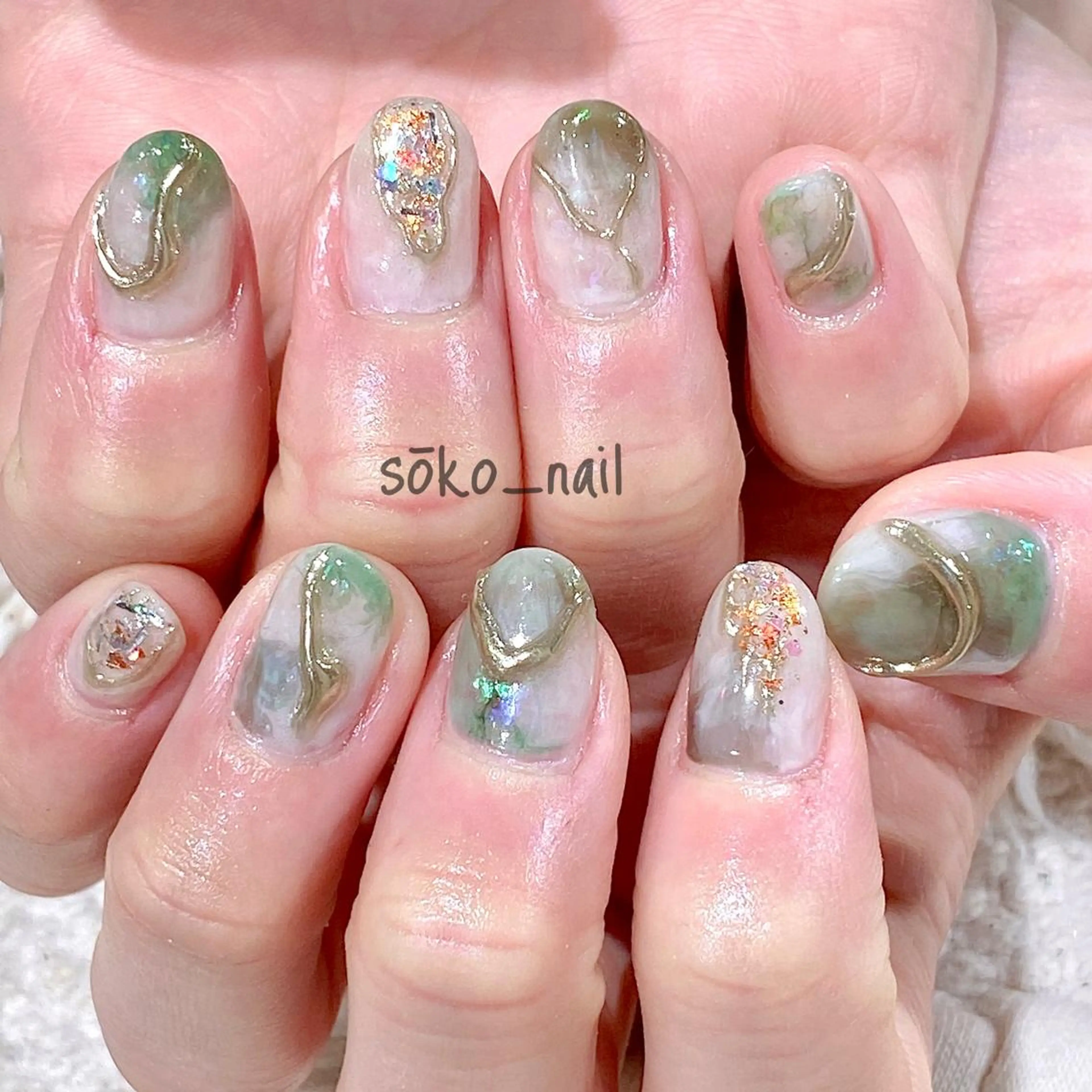 ネイル ハンドネイル sōko Hair&Nail Salon所属・megu  / sōko nailのネイルデザイン