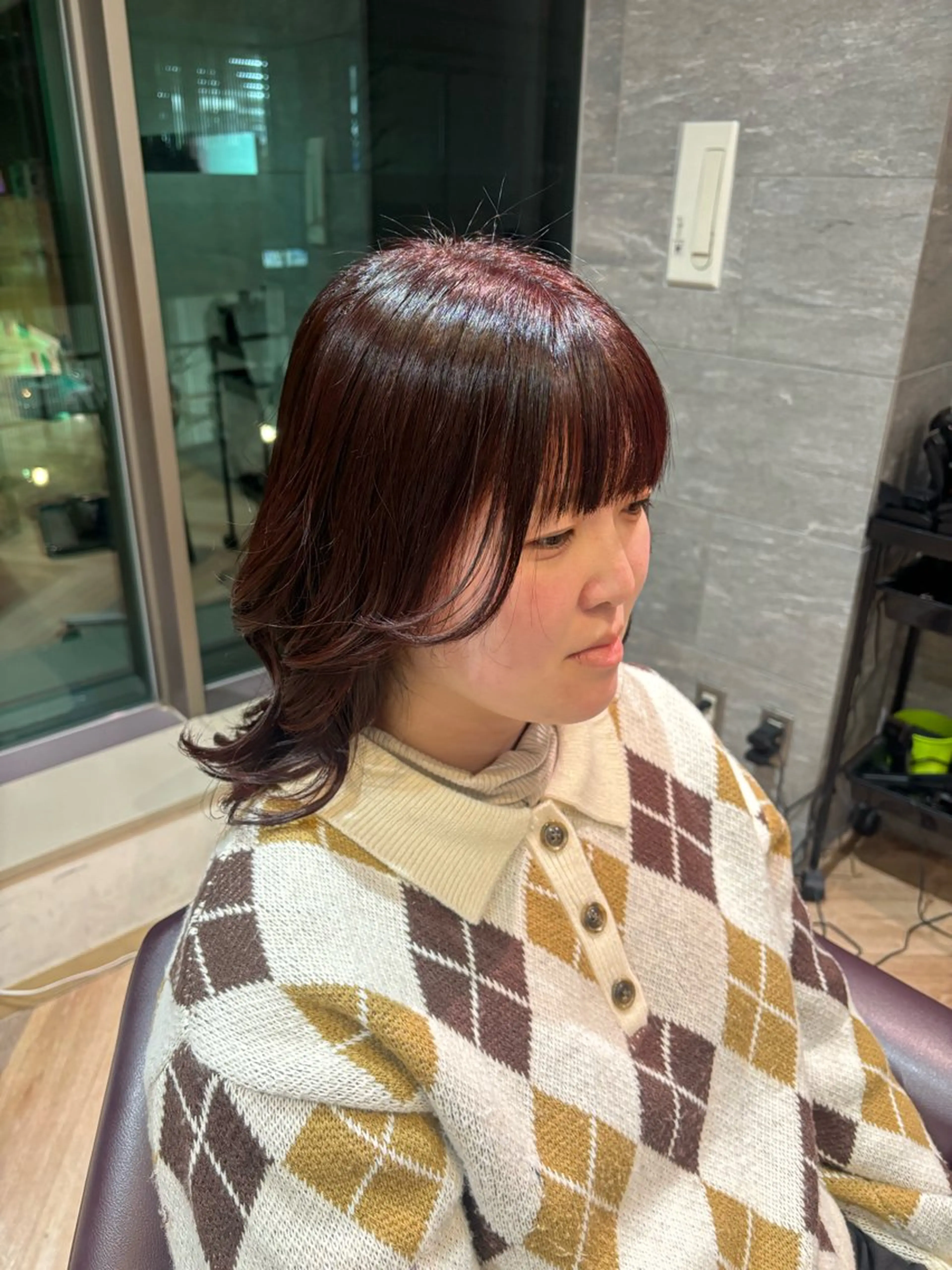 カラー ヘアカラー トリートメント 艶カラー💞 amiのヘアスタイル