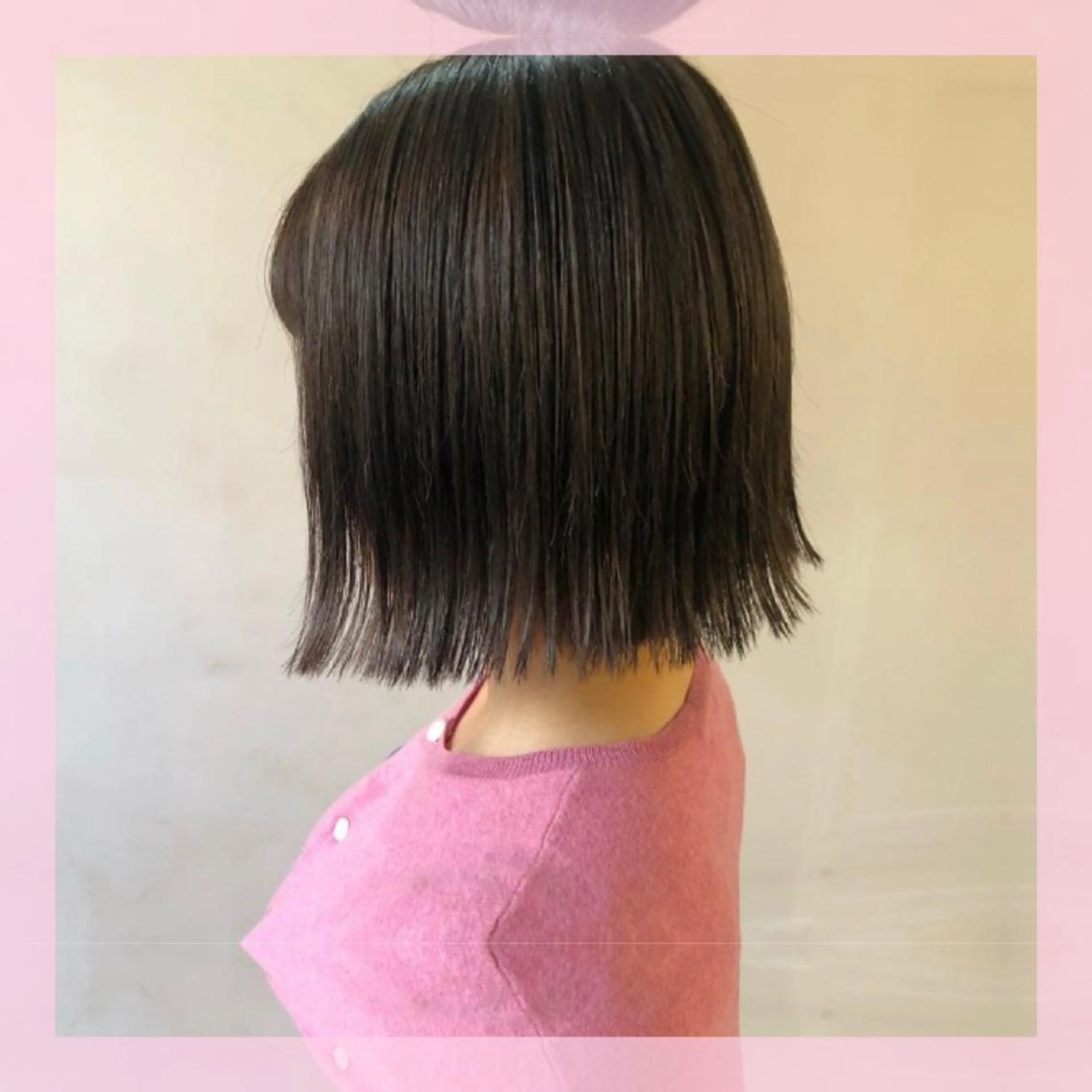 ショート カラー 切りっぱなしボブ ハイライトカラー ボブ ハイライト カット ヘアカラー plum.所属・🍒前川 🍒のヘアスタイル