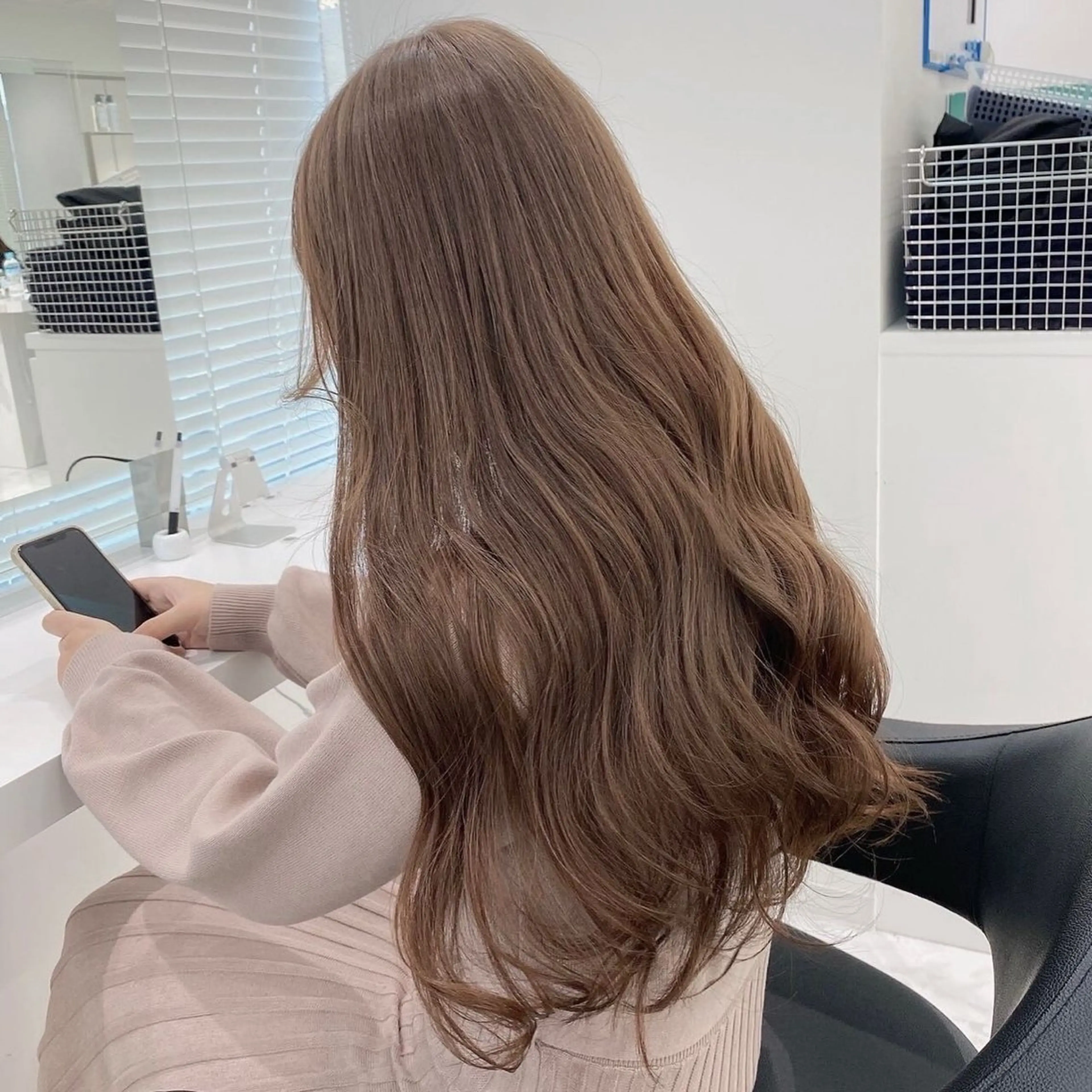 カラー ベージュ・ラベンダー カラー🎀りりのヘアスタイル