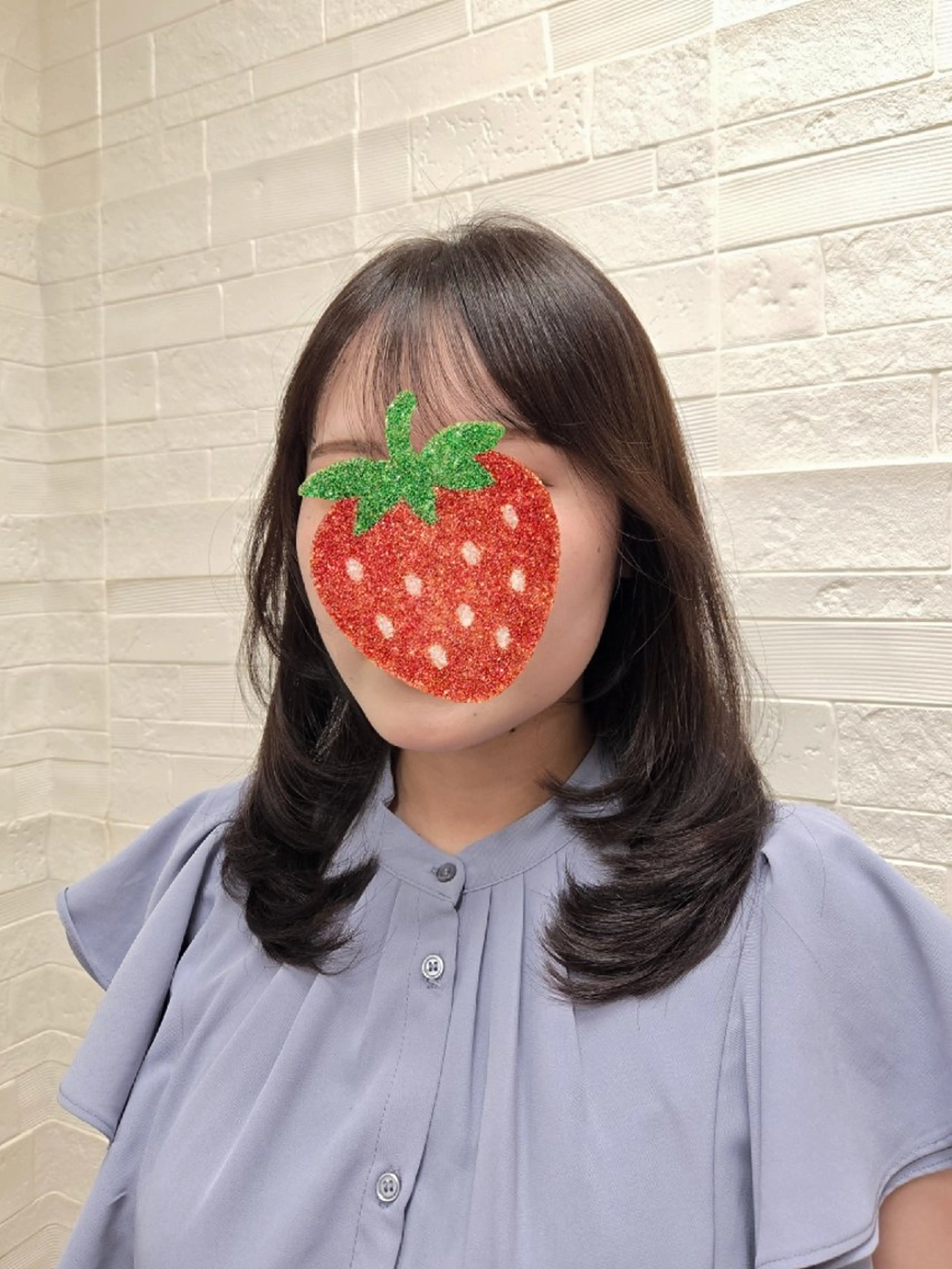 ミディアム ミディアムレイヤー レイヤーカット 小筆 耀のマツエク・マツパデザイン