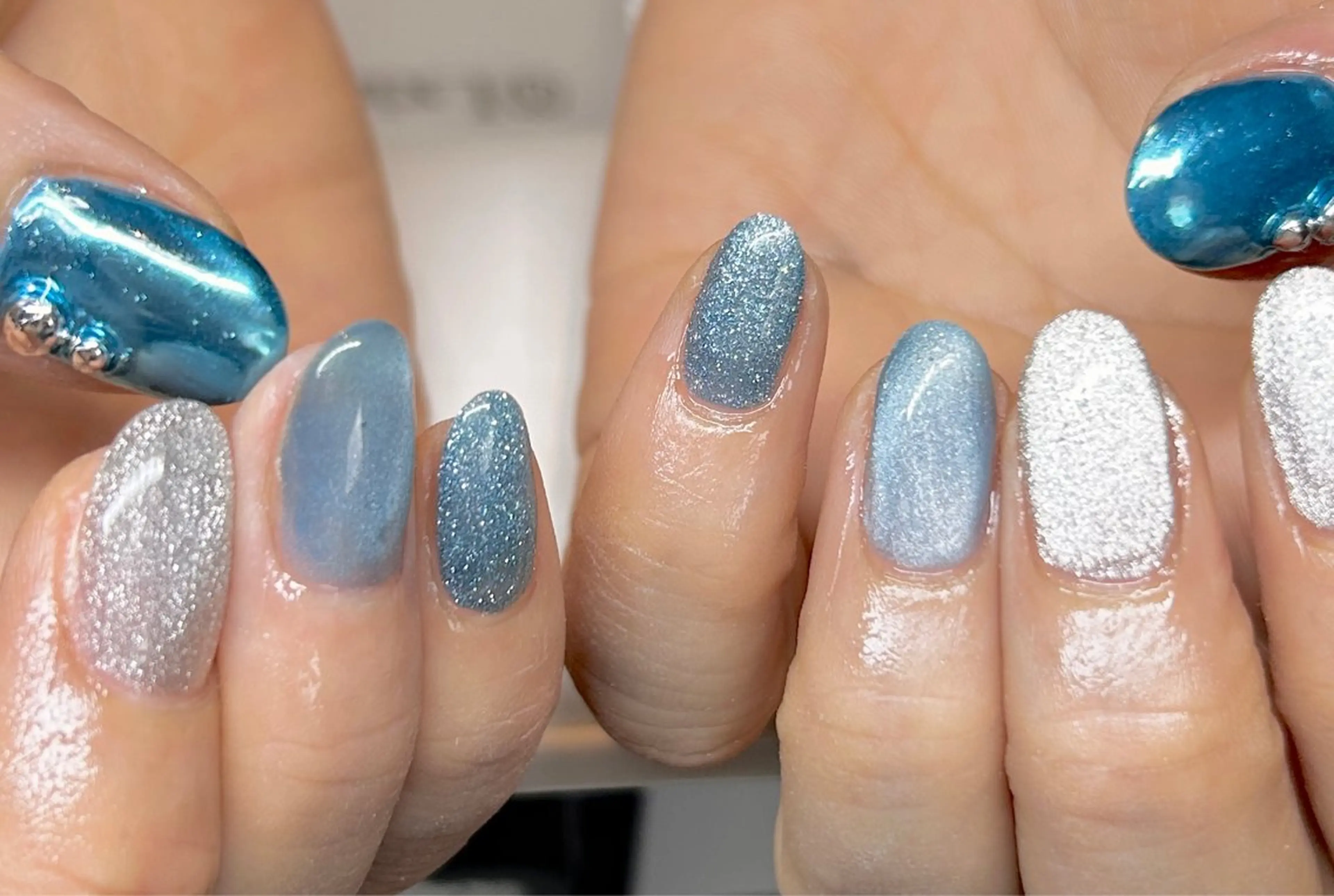 ネイル 長さ出し 持ち込み 春ネイル ハンドネイル N.style所属・Ｎ. styleのネイルデザイン