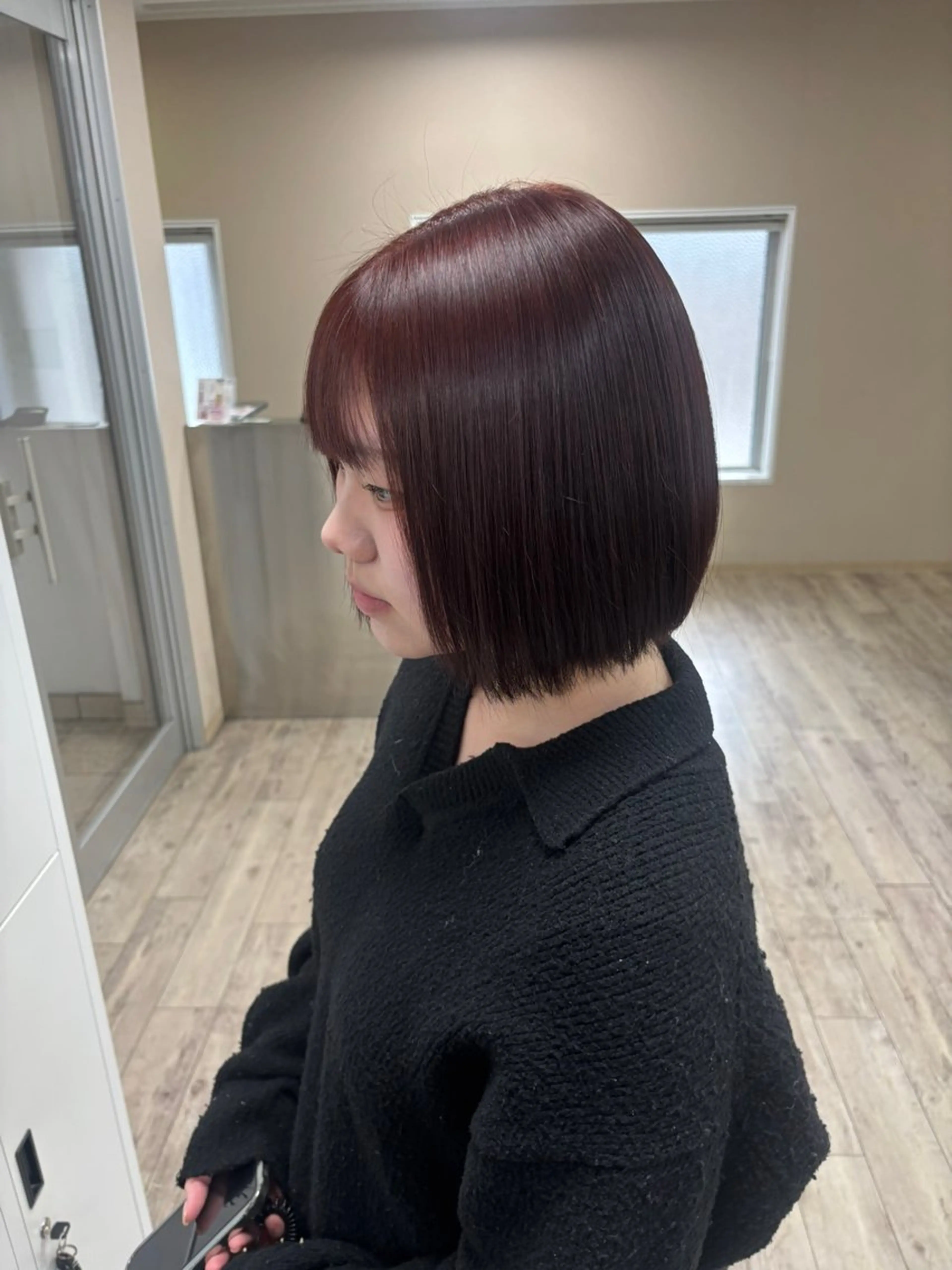 ショート カラー ヘアカラー 石橋 未有のヘアスタイル