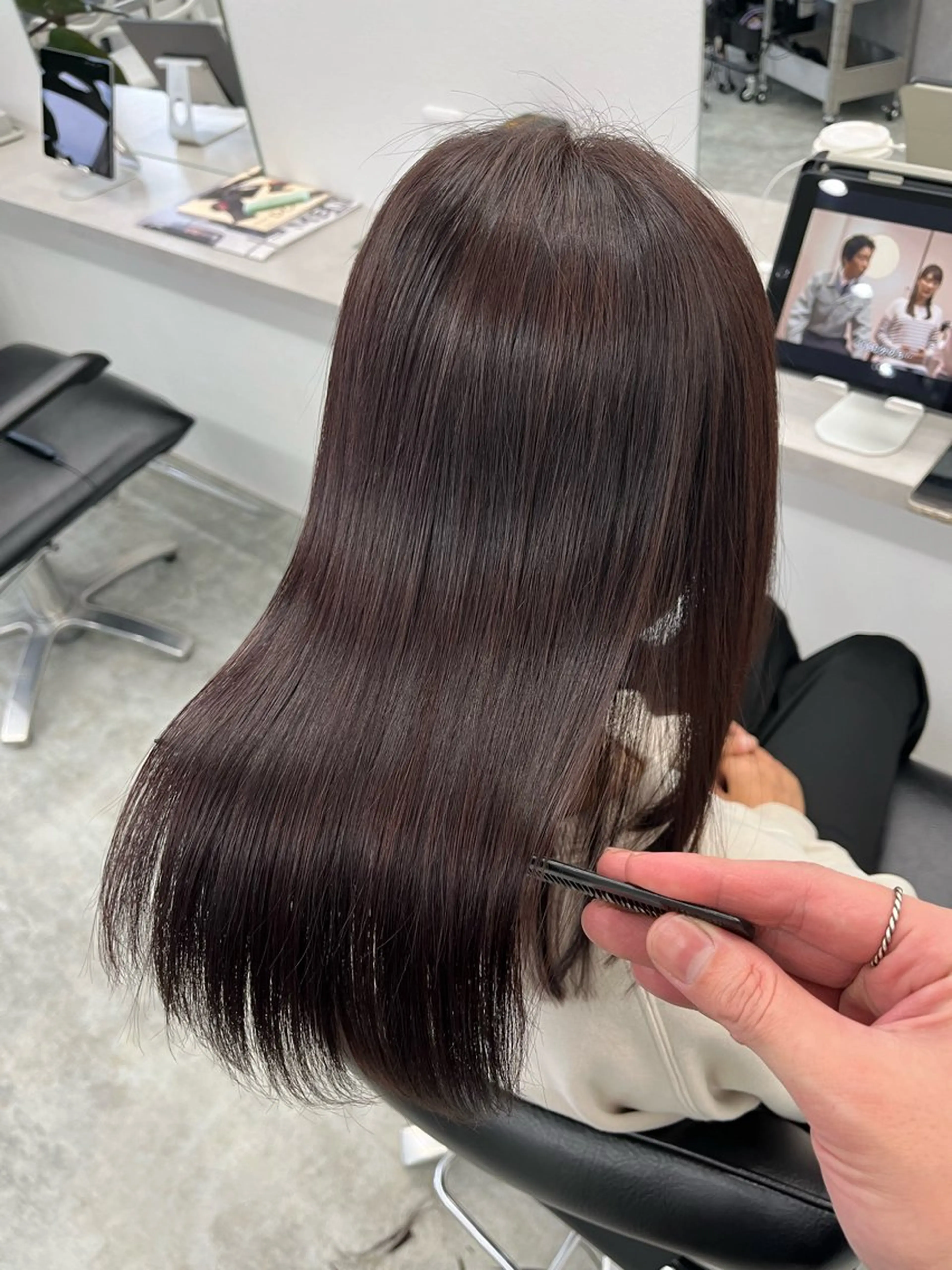 ミディアム hair lab toiro所属・髪質改善✄艶髪 ✄ﾌｼﾞﾀのヘアスタイル