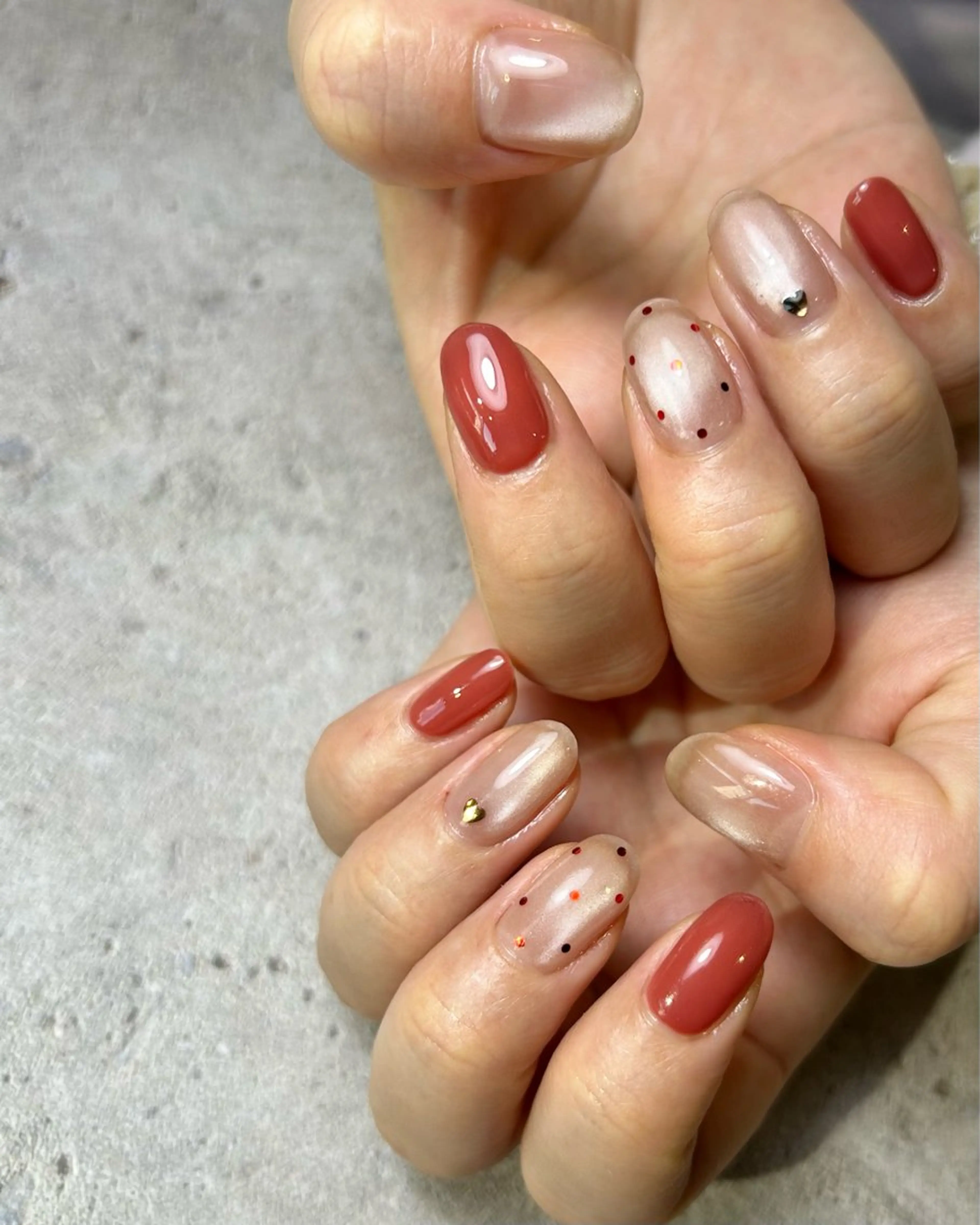 ネイル 持ち込み ハンドネイル Reflection marikoのネイルデザイン