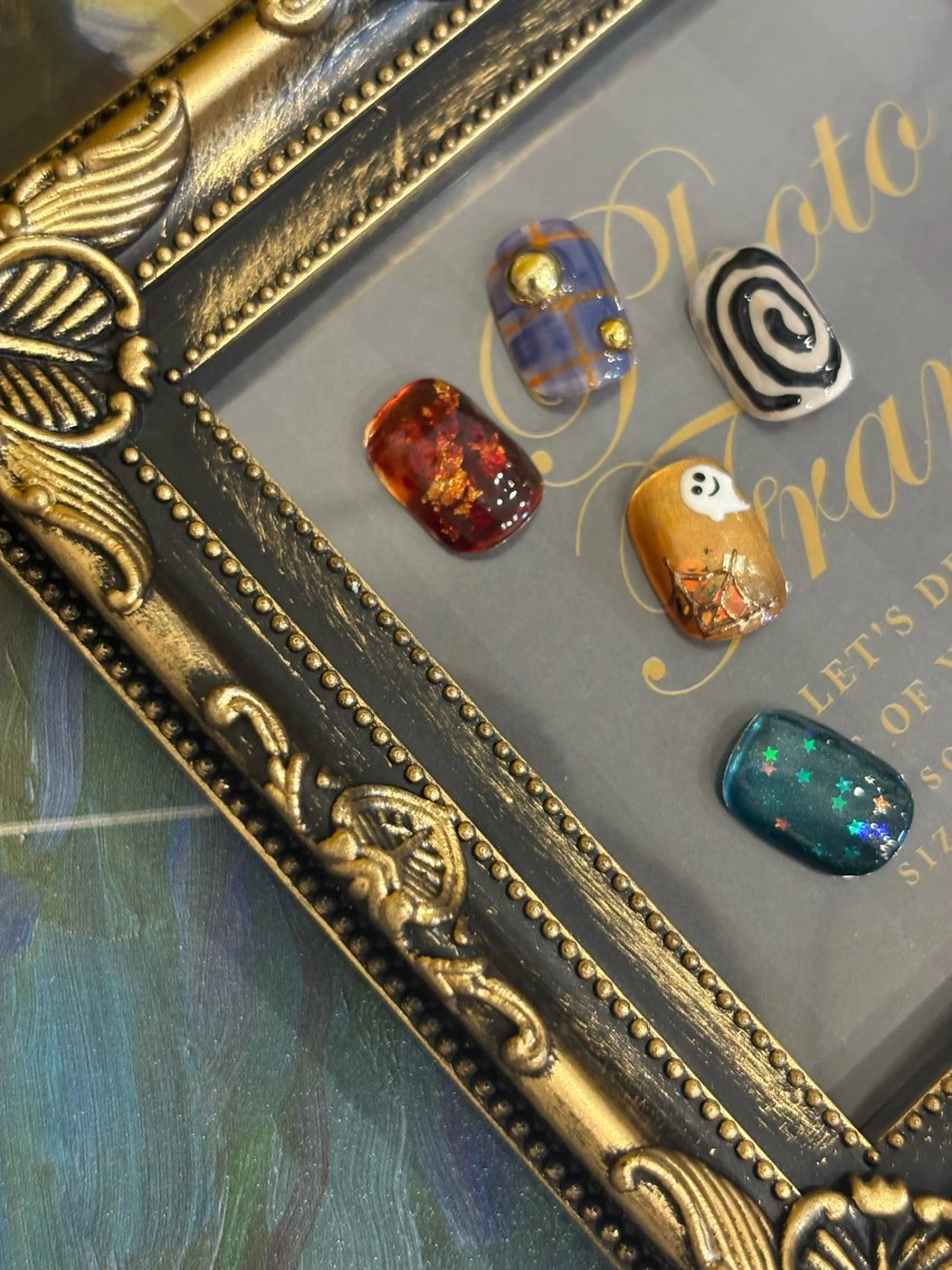 ネイル ジェルネイル ハロウィン パラジェル ハンドネイル to:que(トーク)所属・本町🤍ちゅるん 自爪育成✨🤍のネイルデザイン