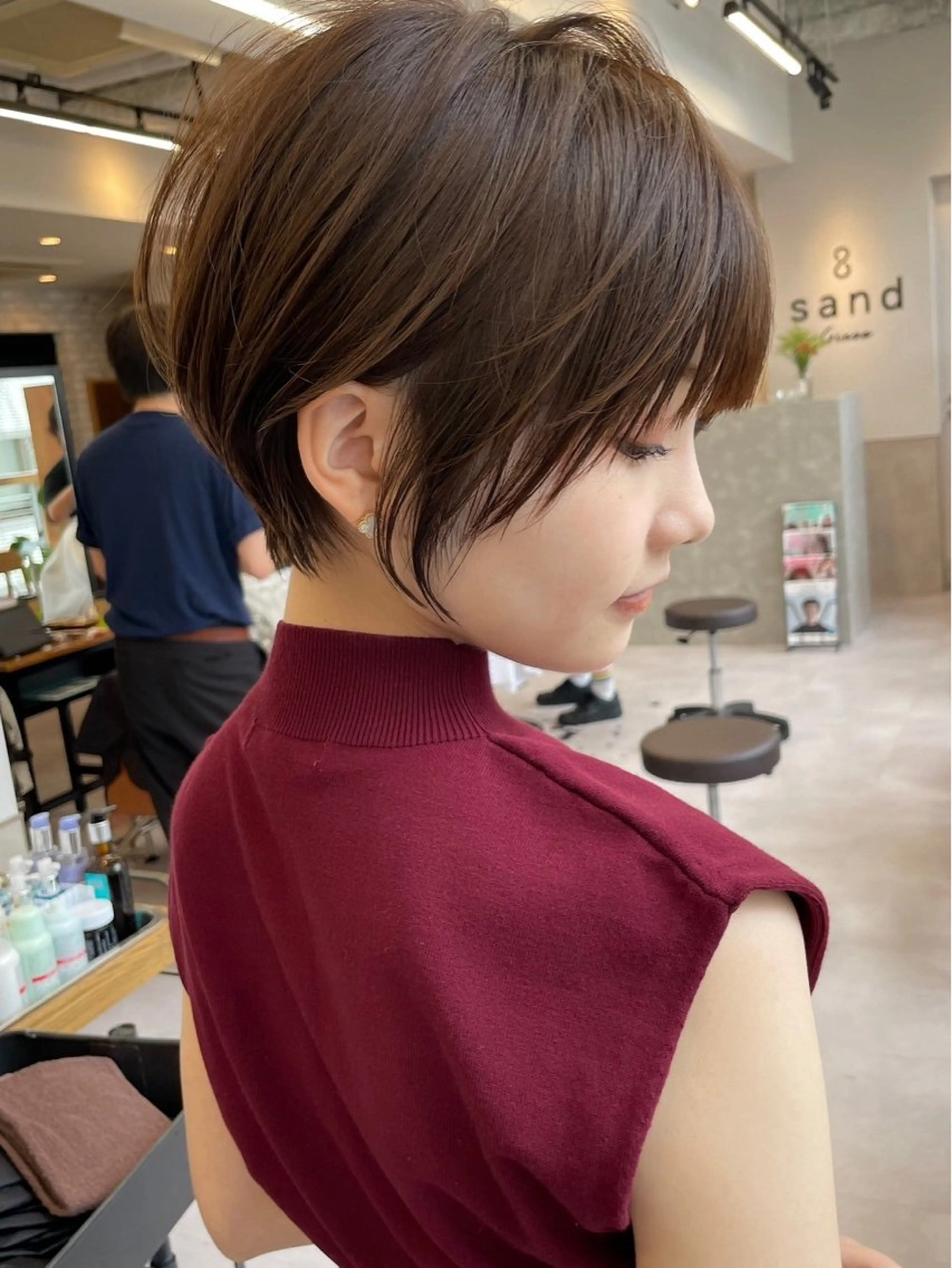 ショート sand池袋所属・似合わせショート特化 ISAKIのヘアスタイル