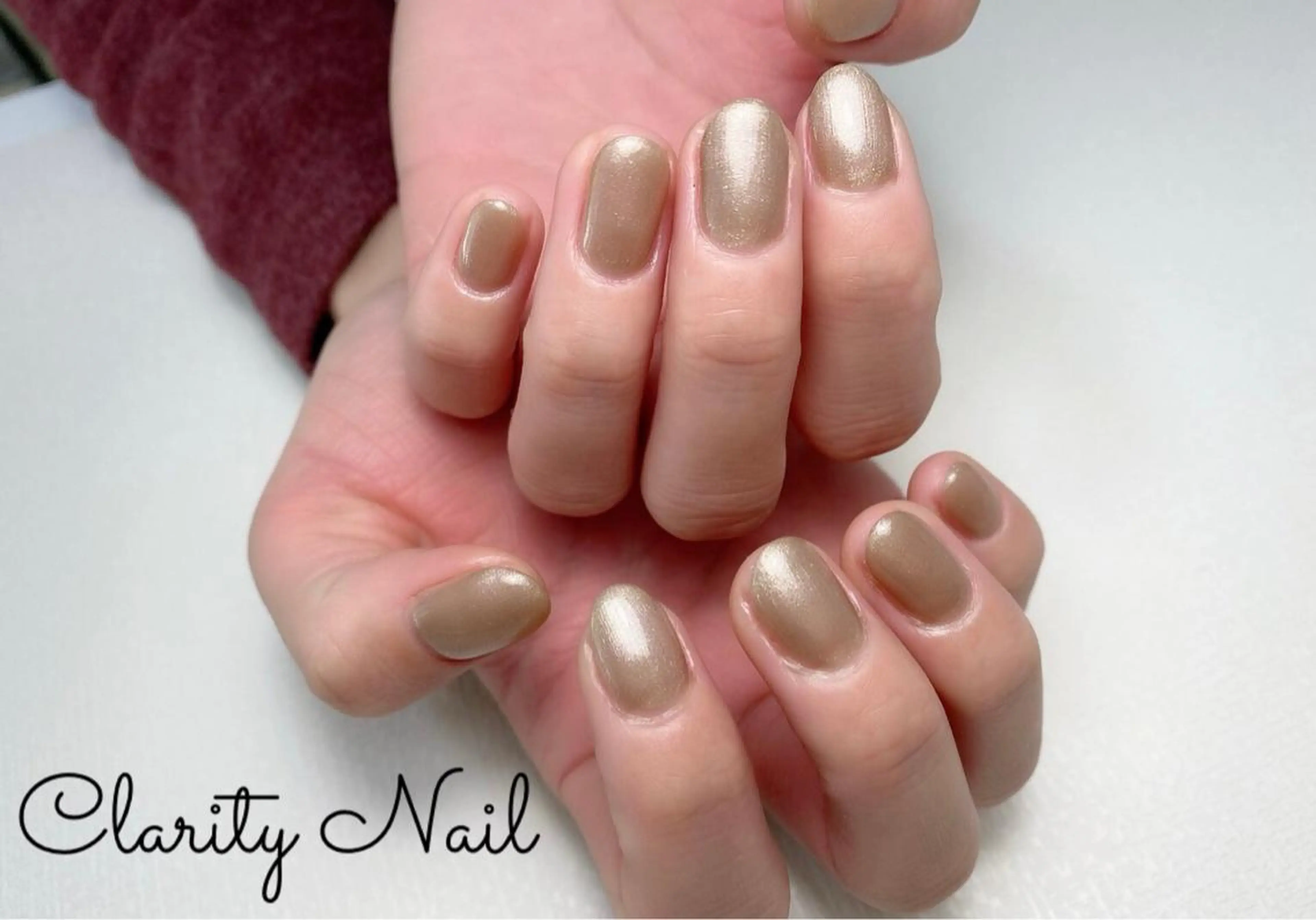 ネイル ワンカラーネイル ハンドネイル Clarity Nailのネイルデザイン