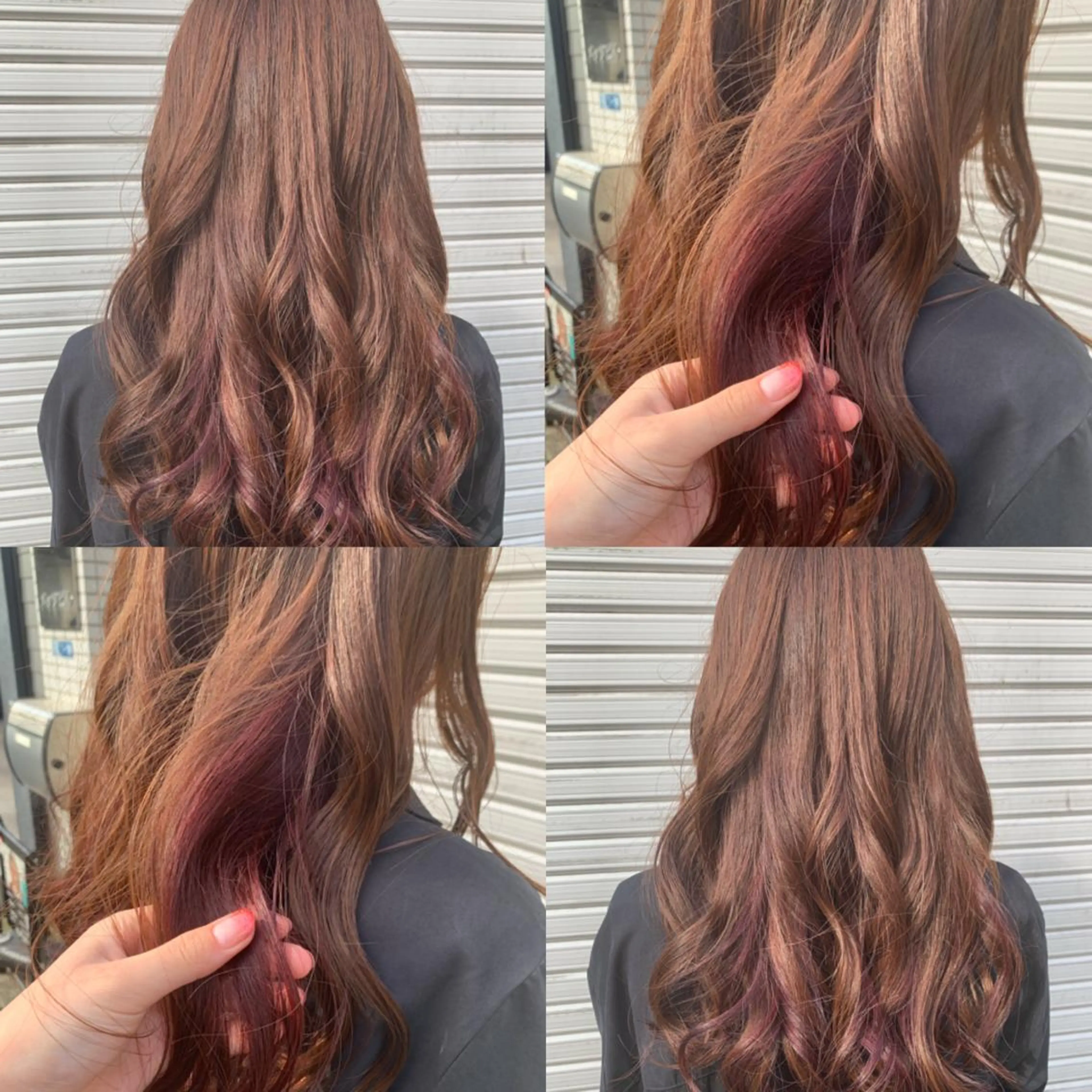 ロング カラー ヘアアレンジ 🦋韓国ヘア 坂本 菜摘🦋のヘアスタイル