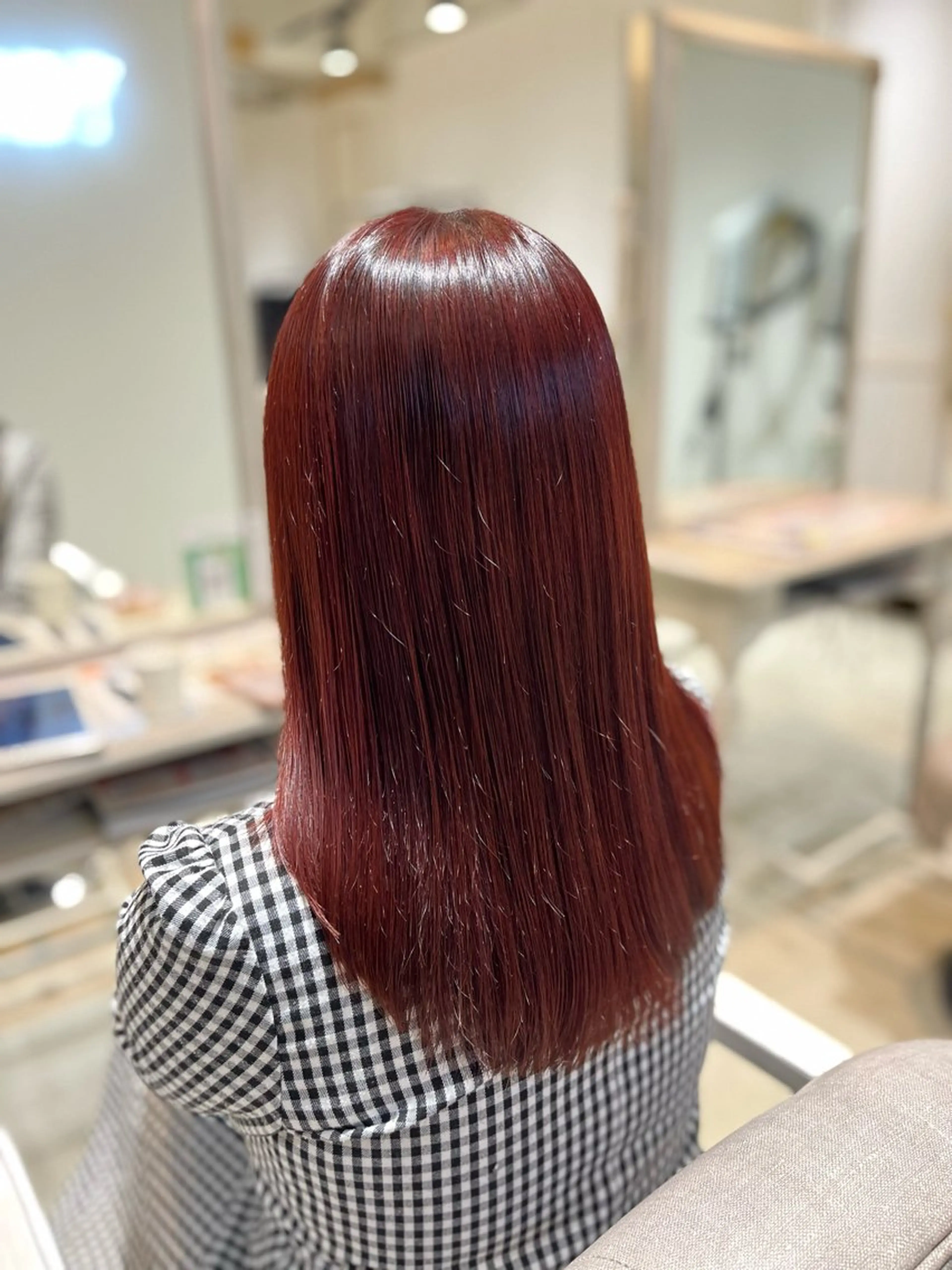 💓レディースカット&ワンカラーおしゃれ染めモデル※営業終わりの19時半からのご案内になります!の写真