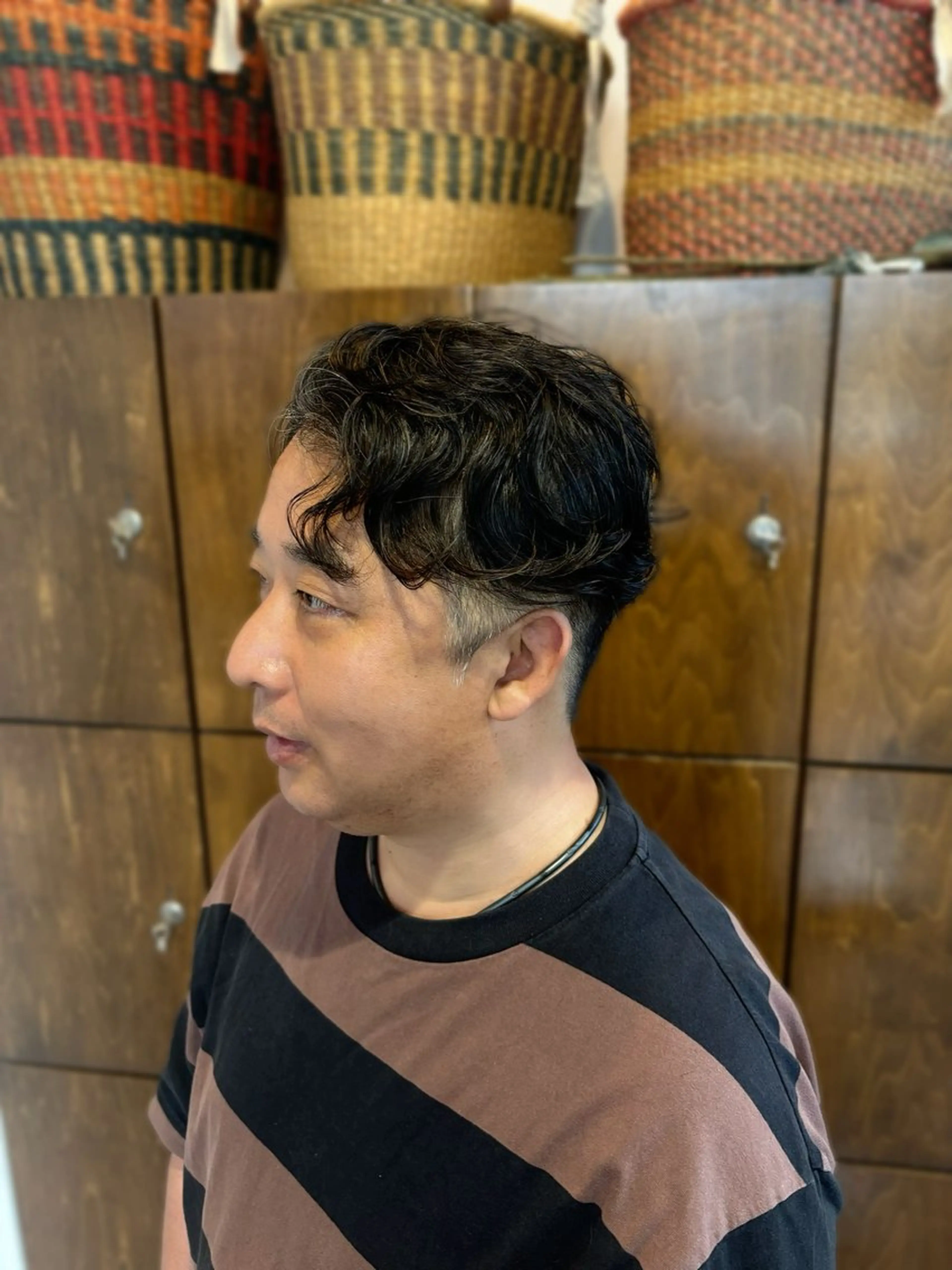 メンズ レイヤーカット/艶髪 /パーマaikoのヘアスタイル