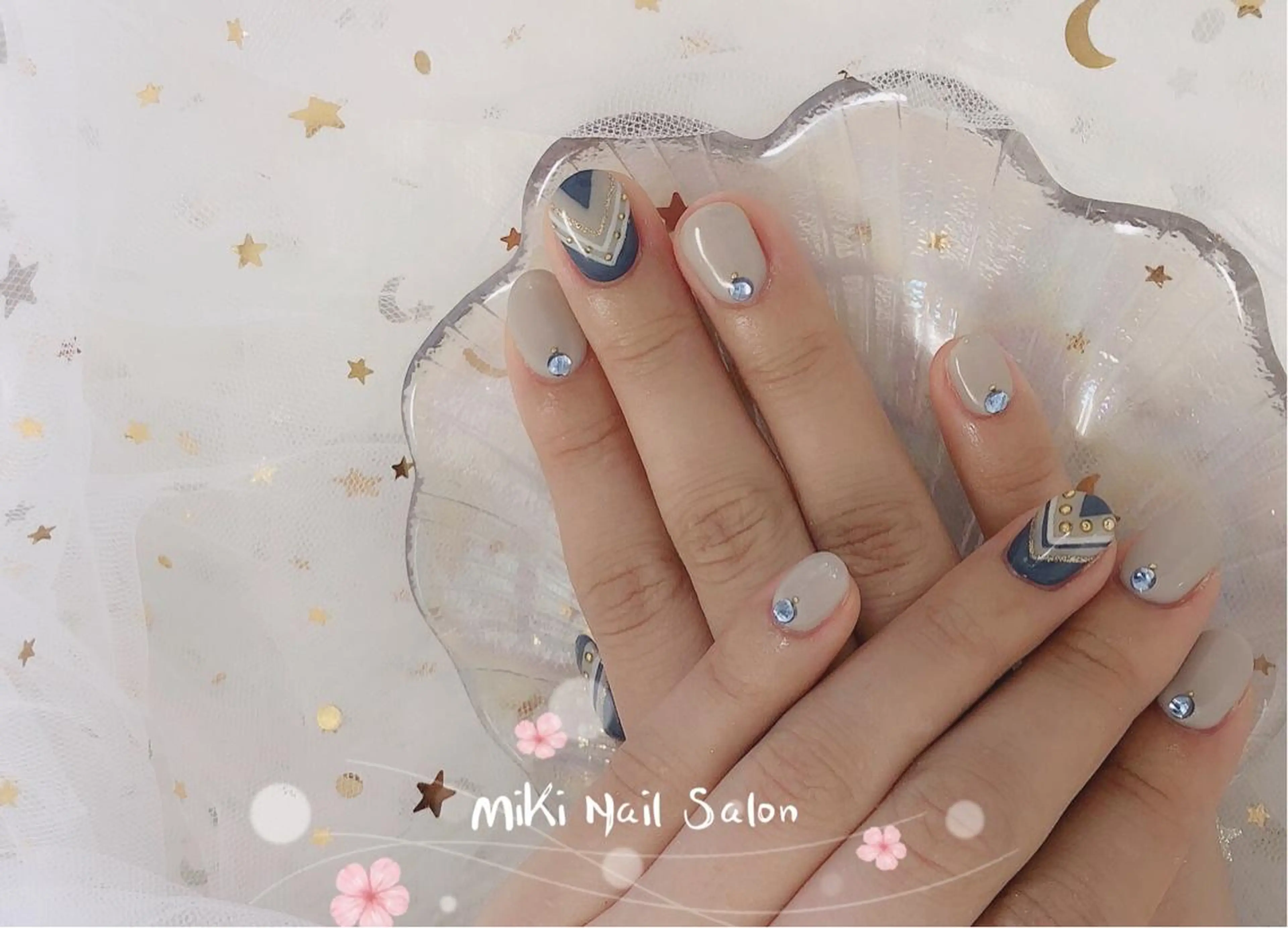 ネイル MiKi Nai池袋 長さだし得意のネイルデザイン