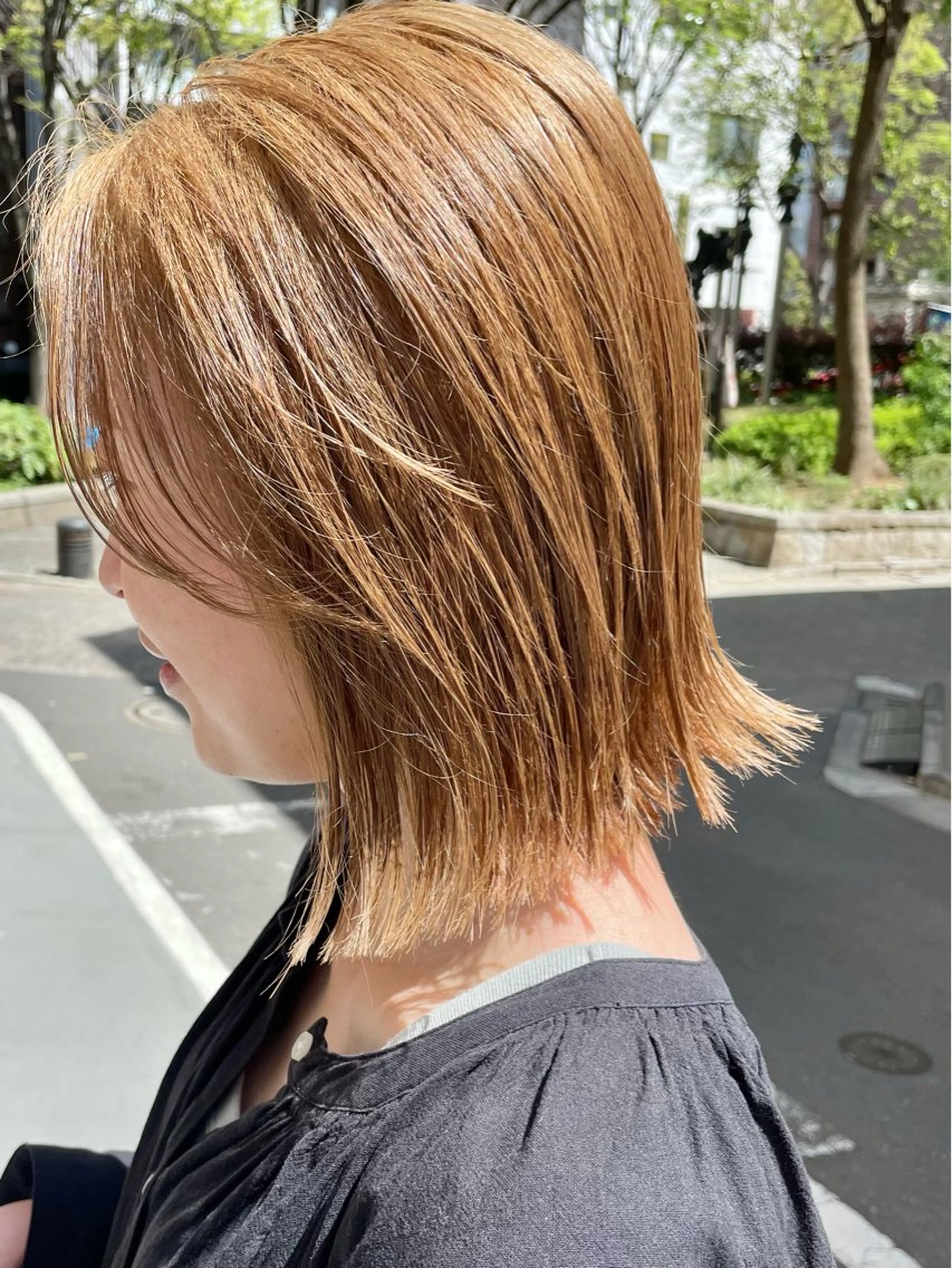 ミディアム カラー 🌼似合わせカット 🌼おぎの みき🌼のヘアスタイル