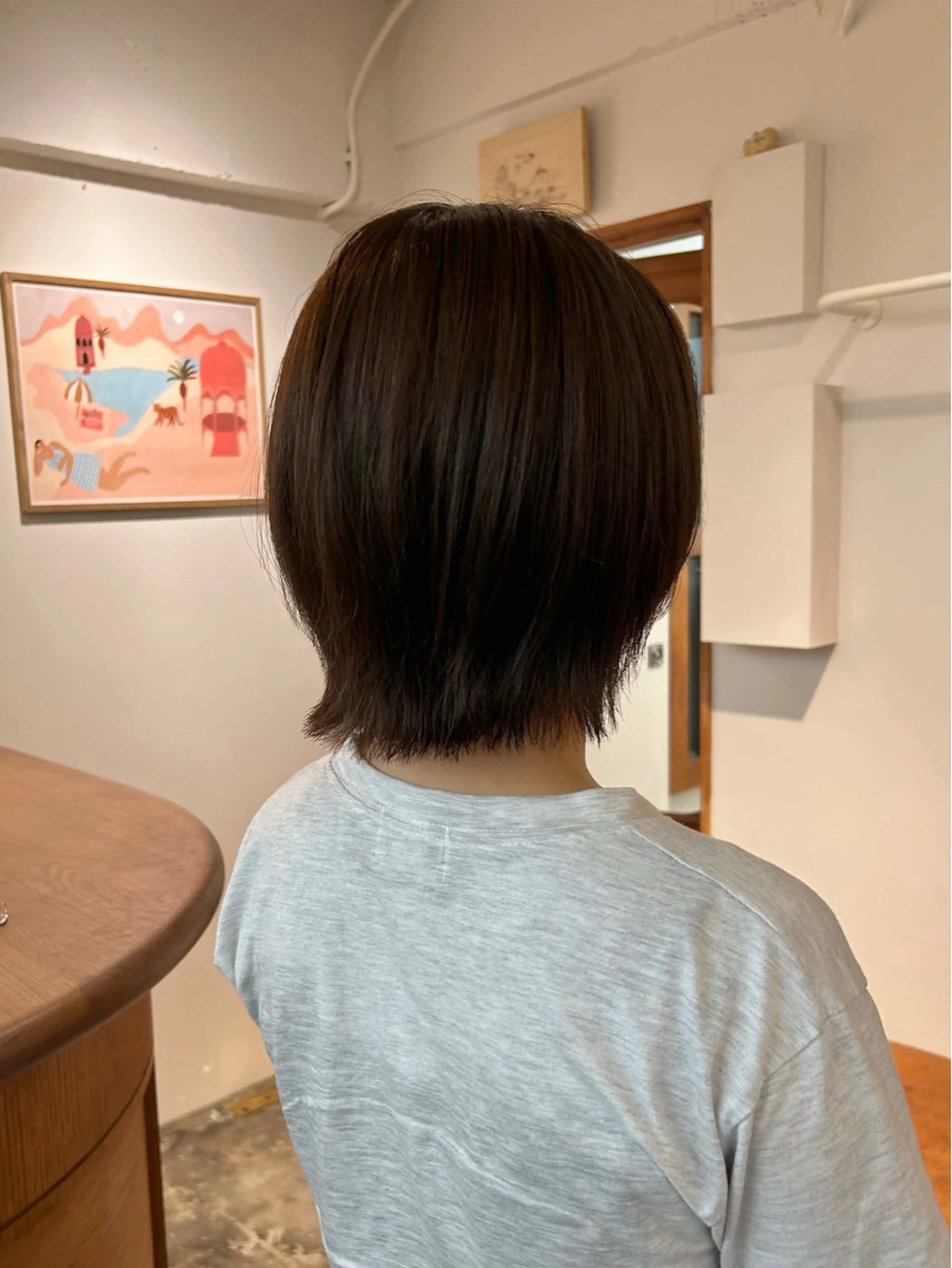 ミディアム カラー ENIEN MAKE'S 立川所属・綾/ベージュカラー /パーマ🩰のヘアスタイル