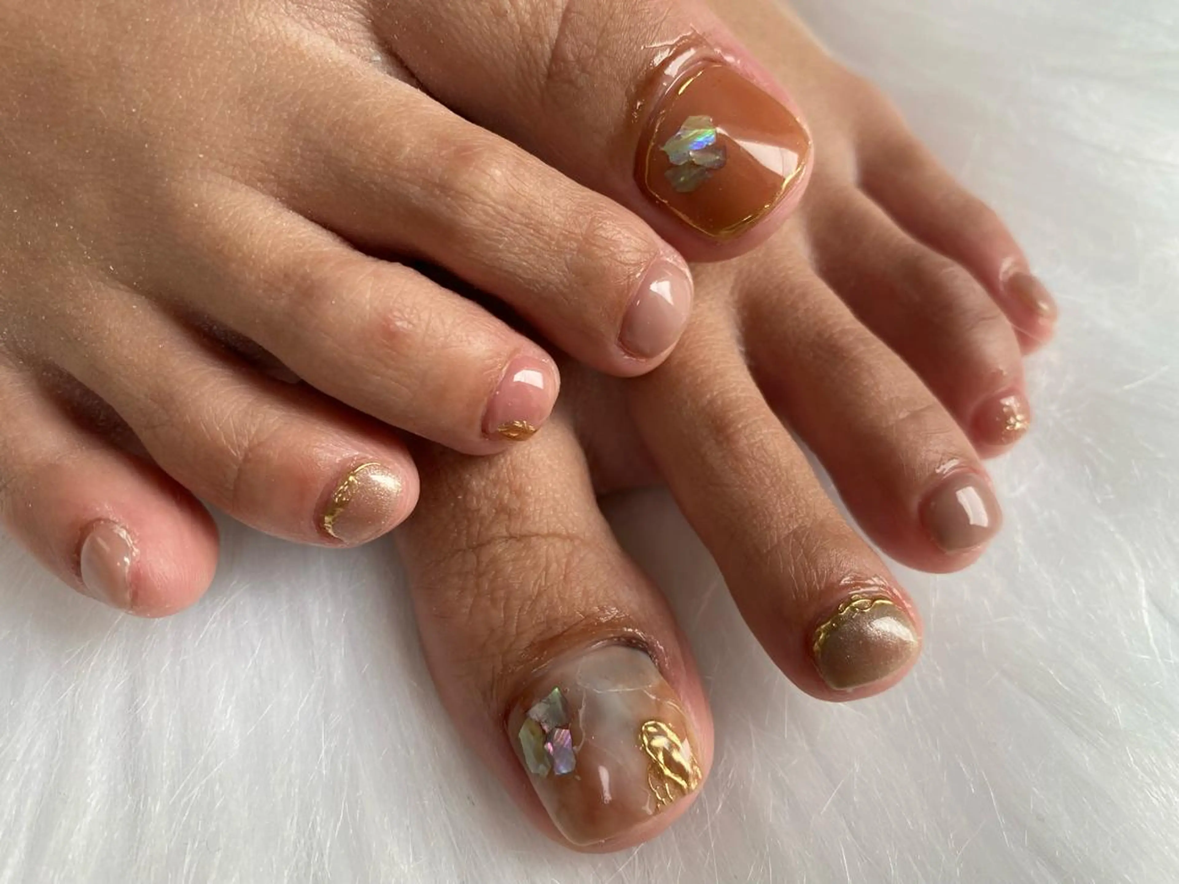 ネイル フットネイル Mana‪ ‪·͜· ❤︎‬のネイルデザイン