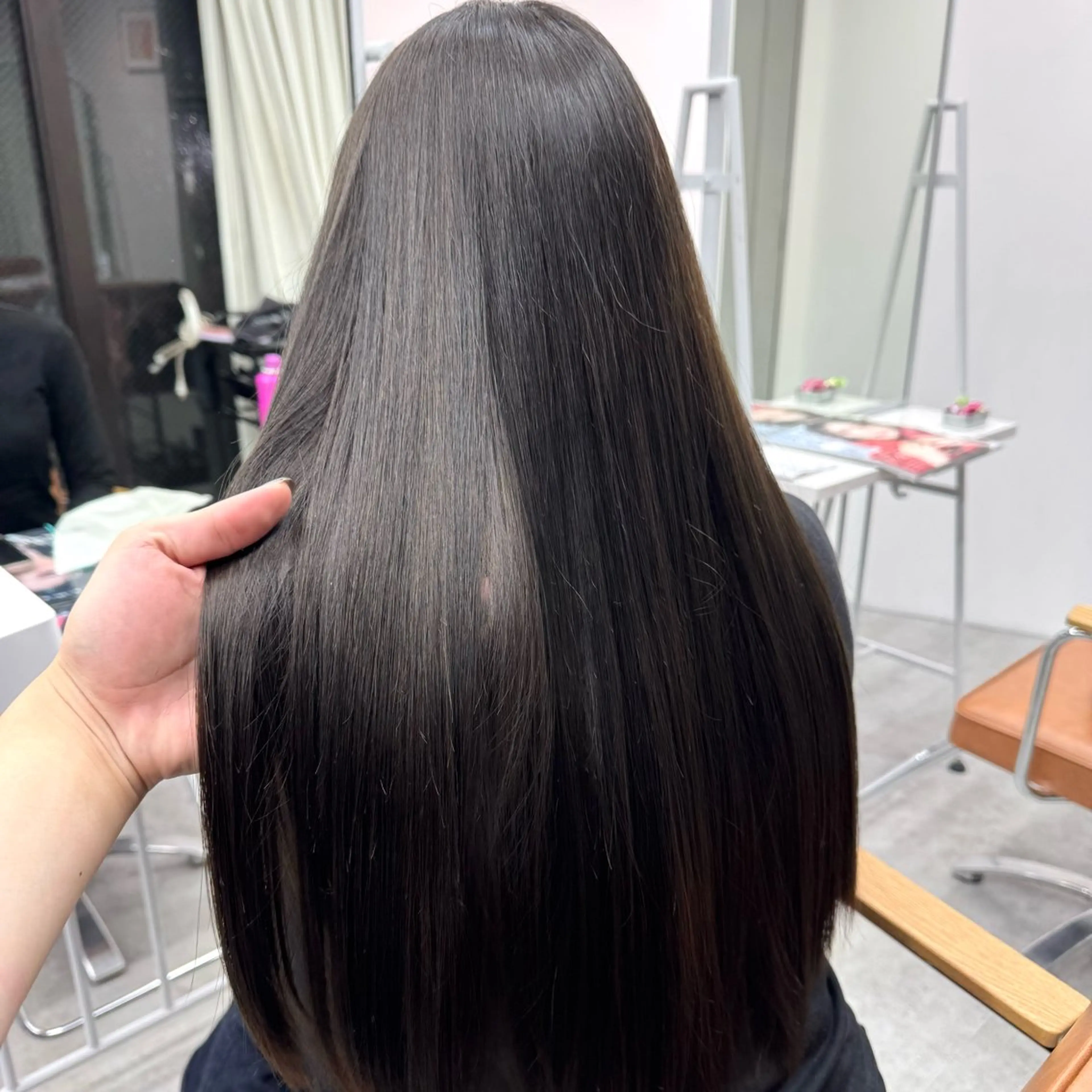 ロング カラー ヘアアレンジ ブリーチなしカラー /ベージュ/安形翔のヘアスタイル