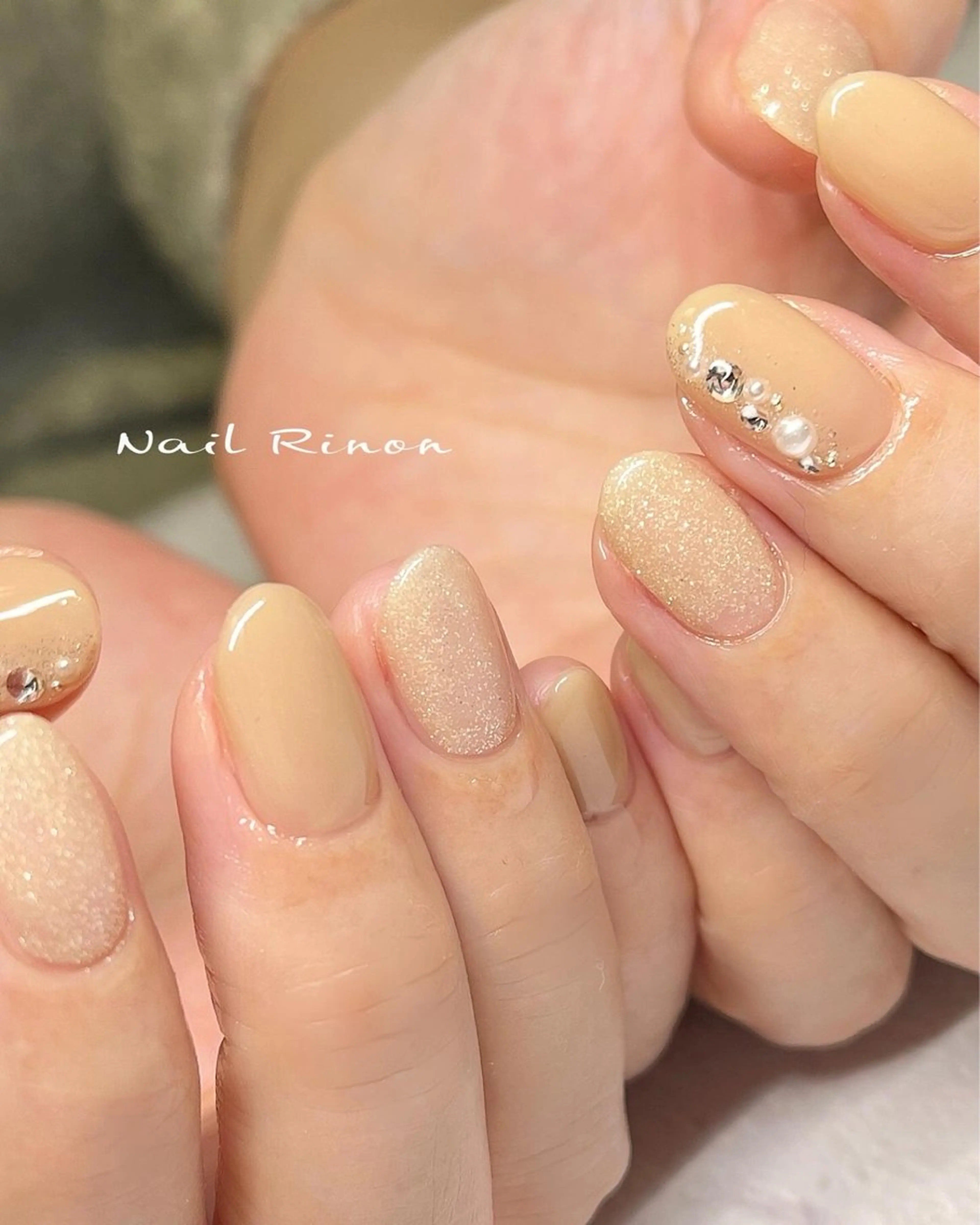 ネイル オフィスネイル ハンドネイル Nail Rinonのネイルデザイン