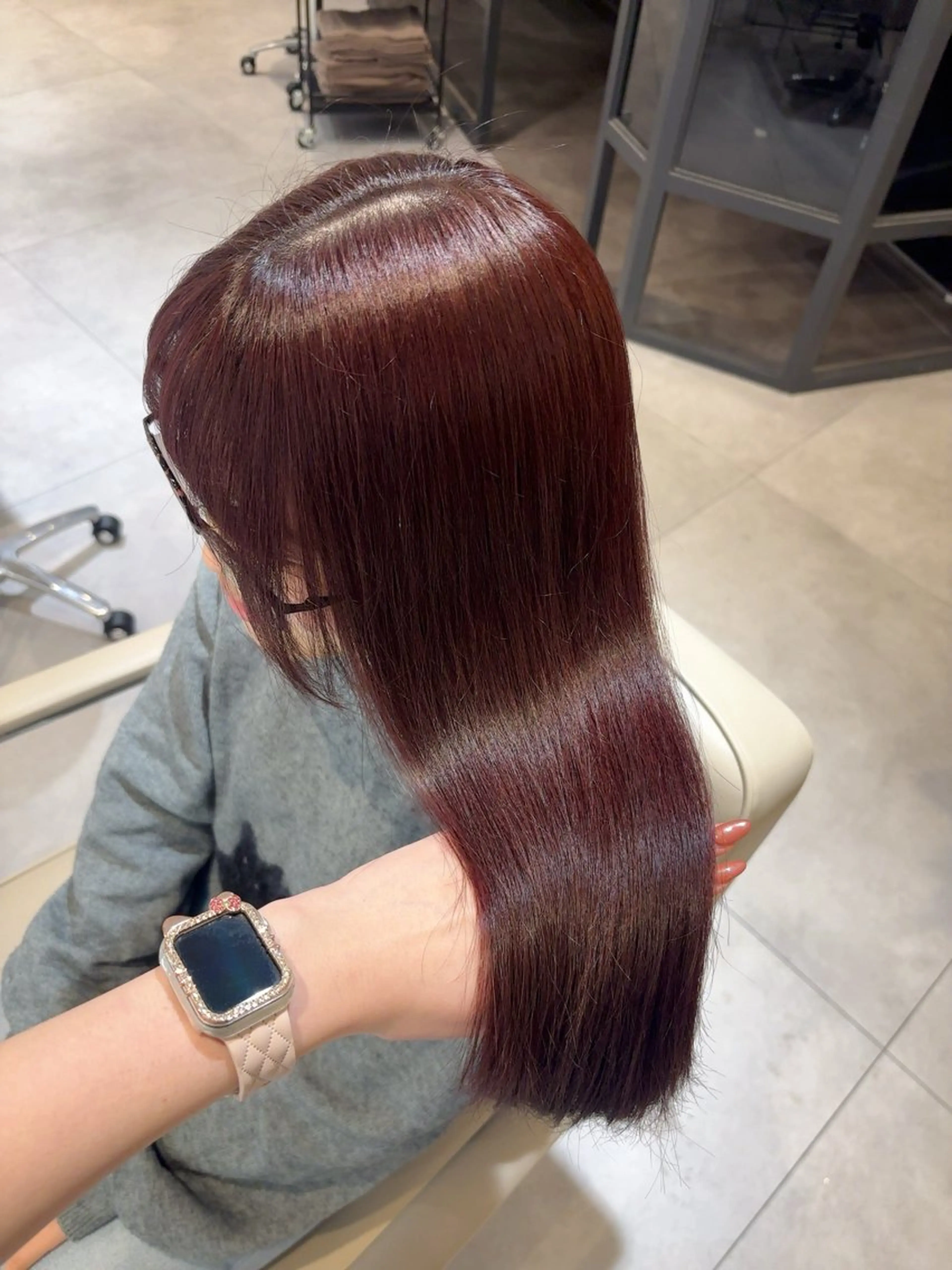 ロング カラー ヘアカラー トリートメント miku/暖色カラー /トリートメントのヘアスタイル