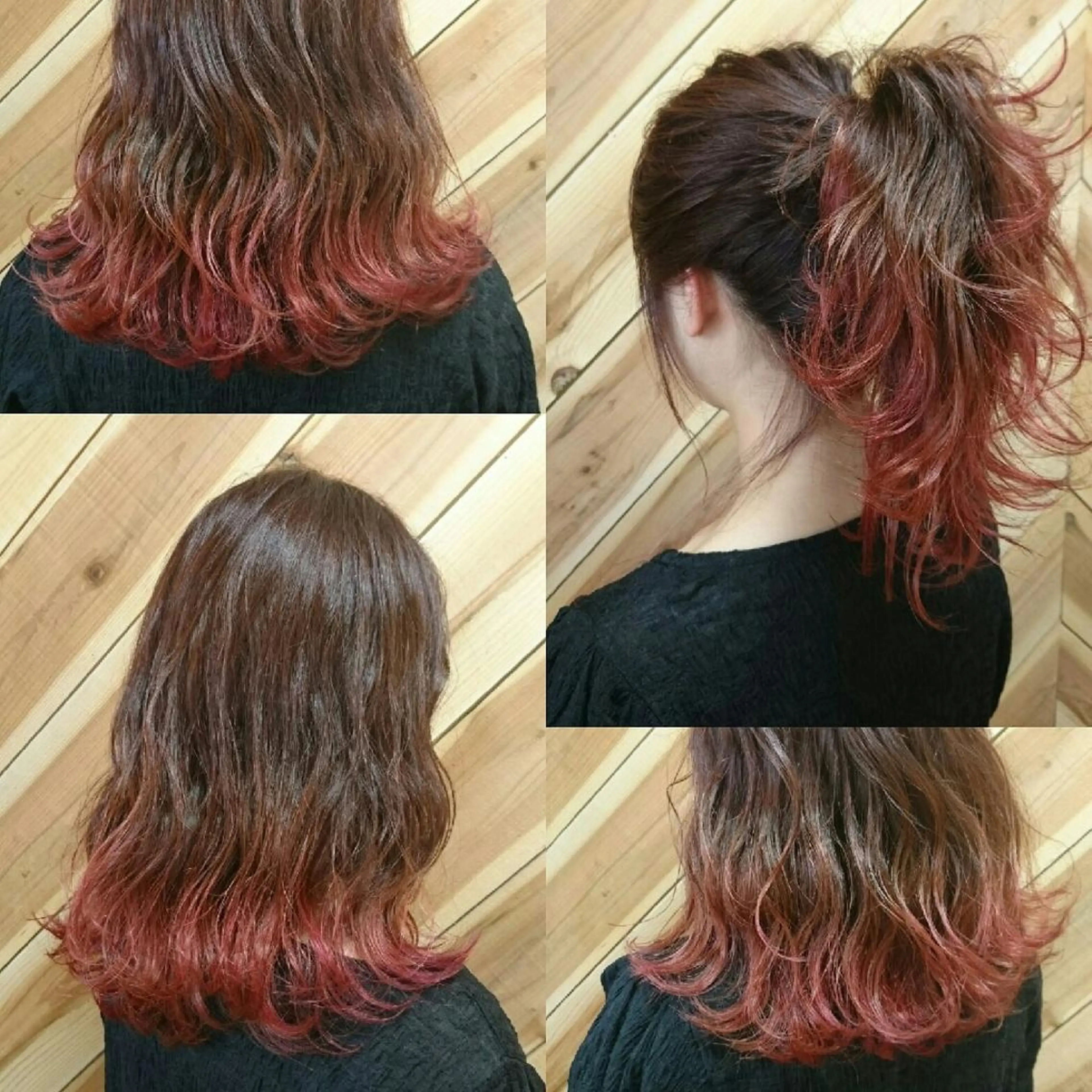 セミロング カラー ヘアアレンジ Topstylist ゆきこのヘアスタイル