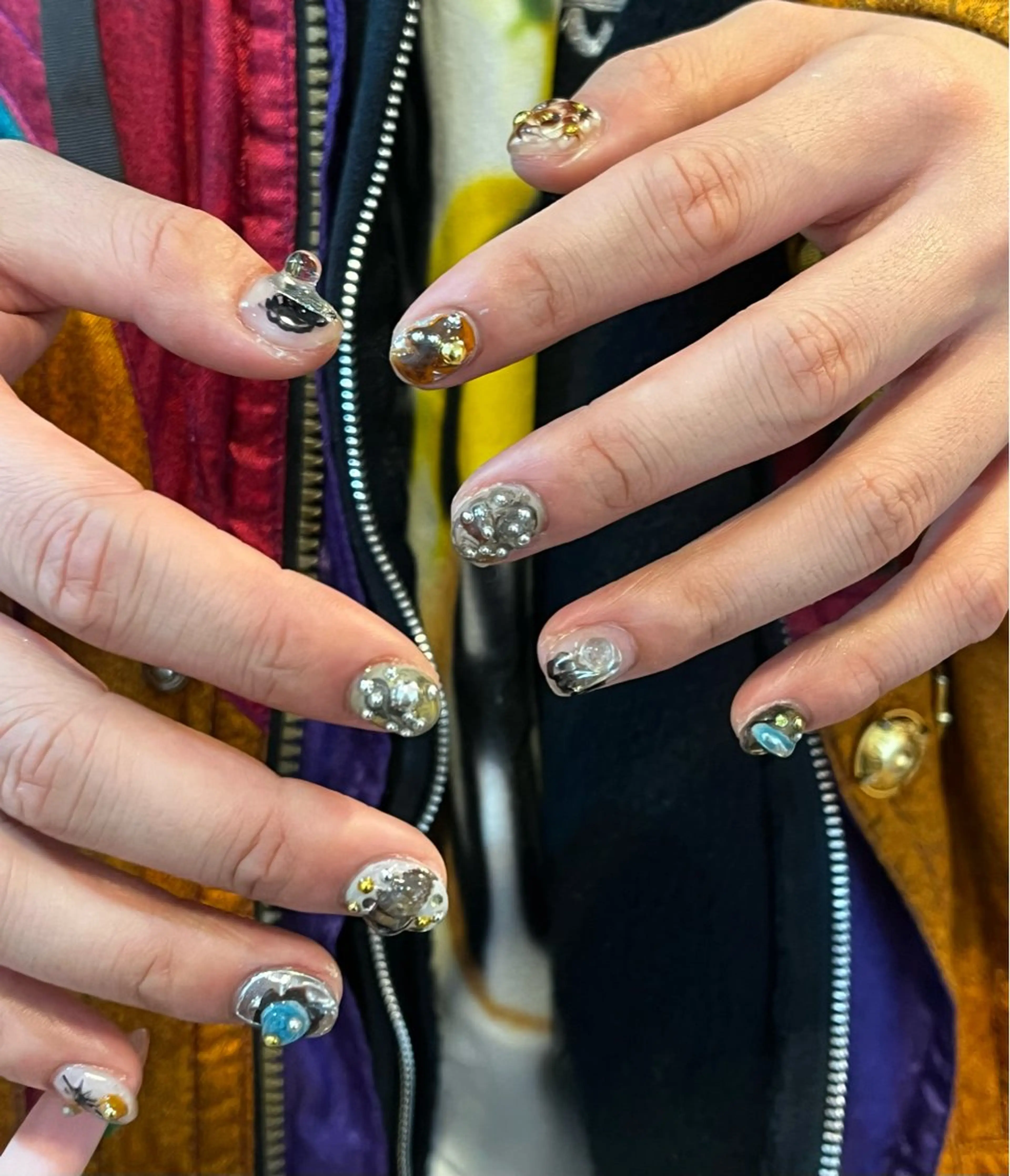 ネイル 文 /個性派ネイルのネイルデザイン