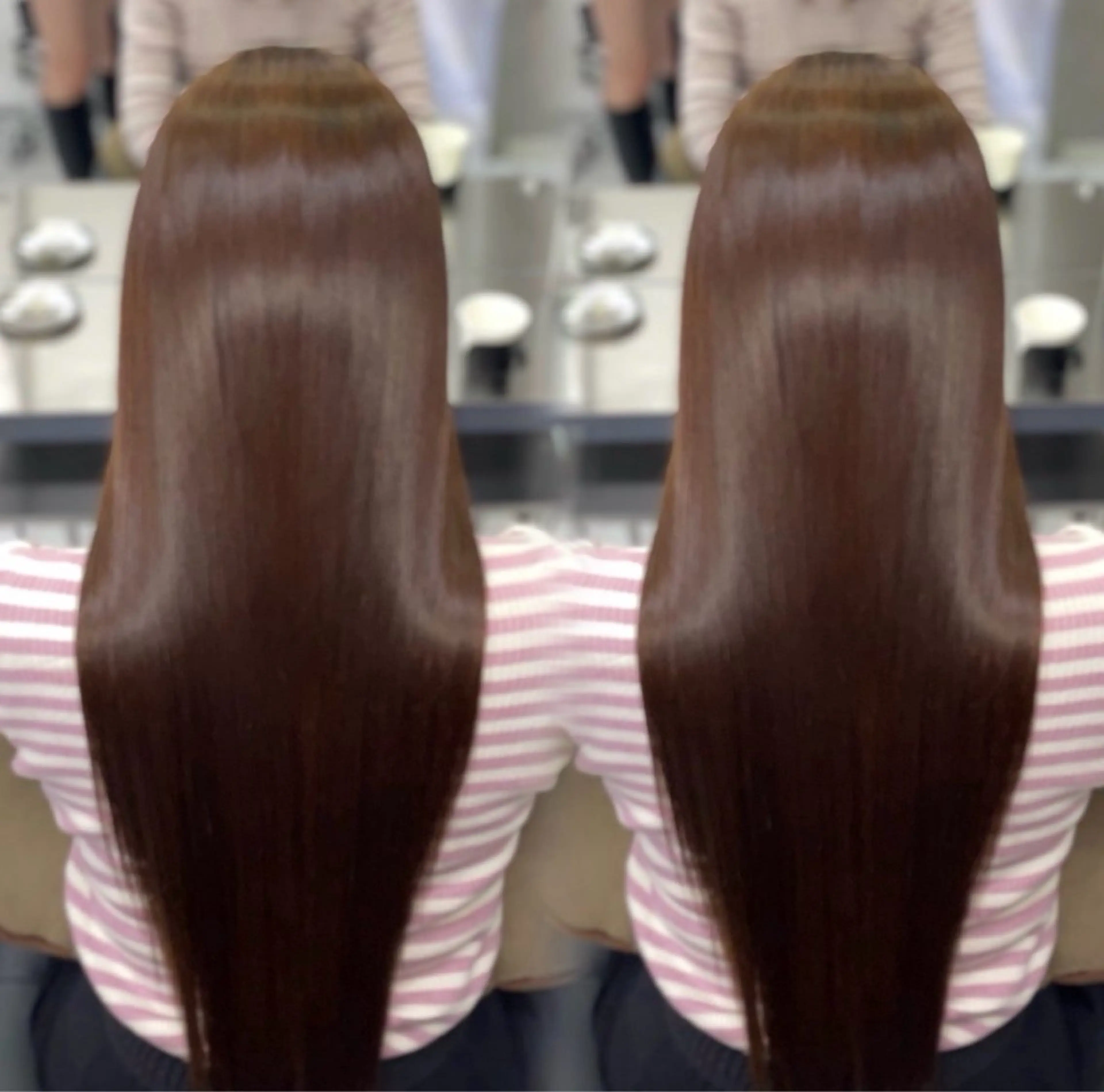 ロング 縮毛矯正 トリートメント RAF TOKYO 2nd 今泉店所属・RAF KAEDEのヘアスタイル