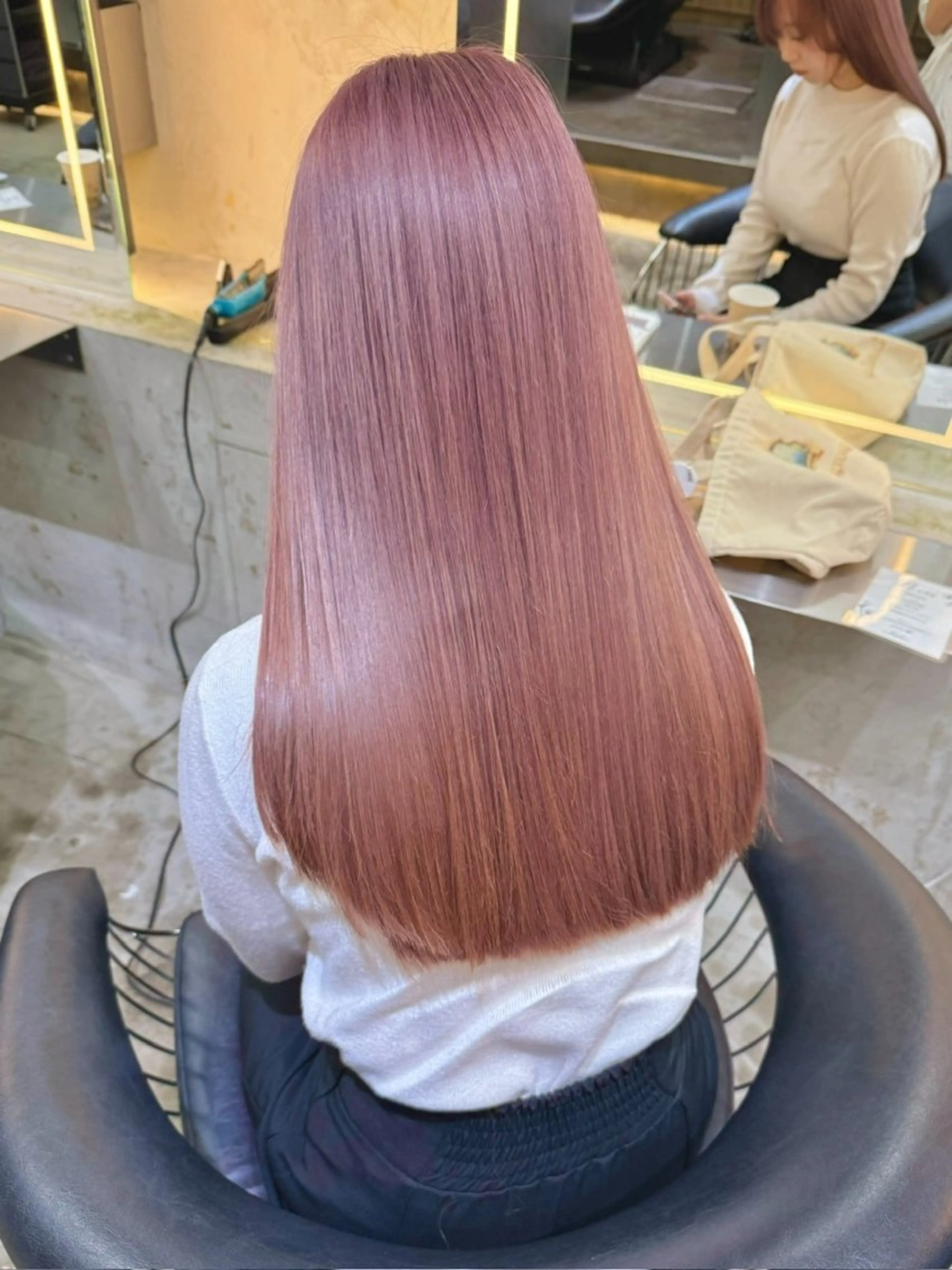 ロング カラー ブリーチ トリートメント カット ヘアカラー トリートメント 髪質改善/ボブ/ ハイトーン❣️yuiのヘアスタイル