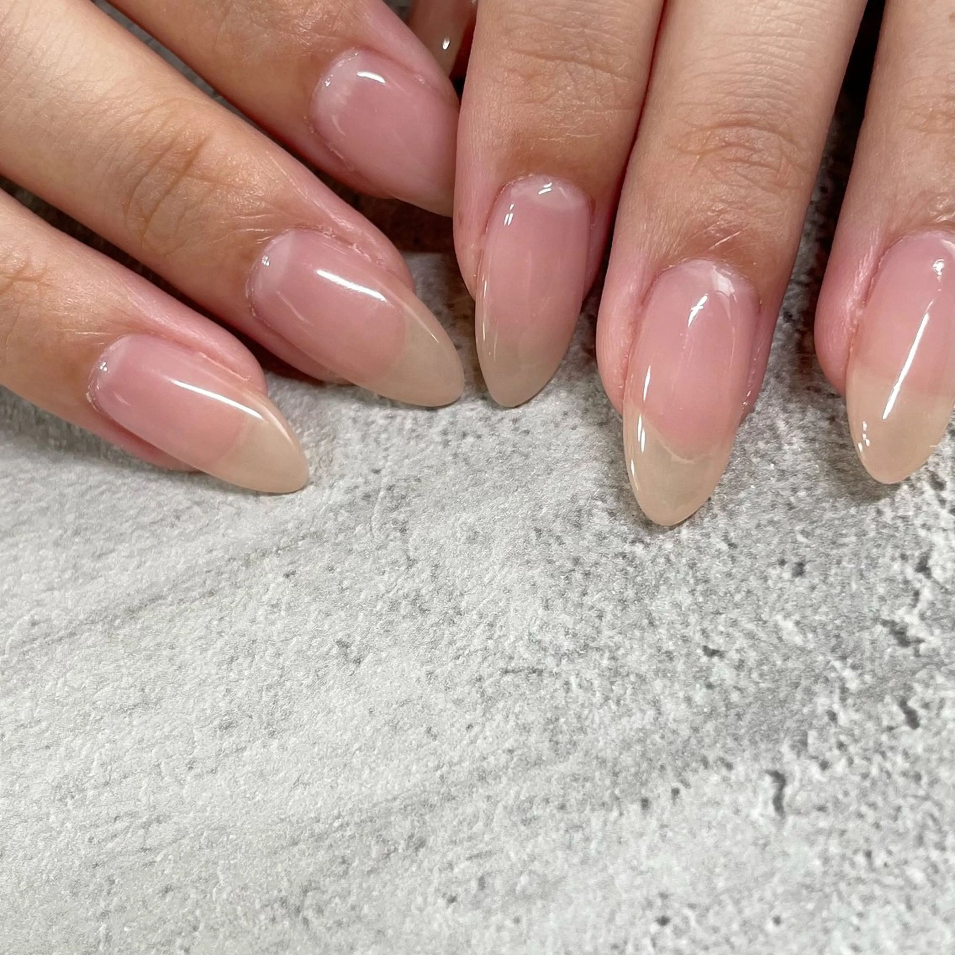 ネイル ジェルネイル ワンカラーネイル 東 千夏のネイルデザイン