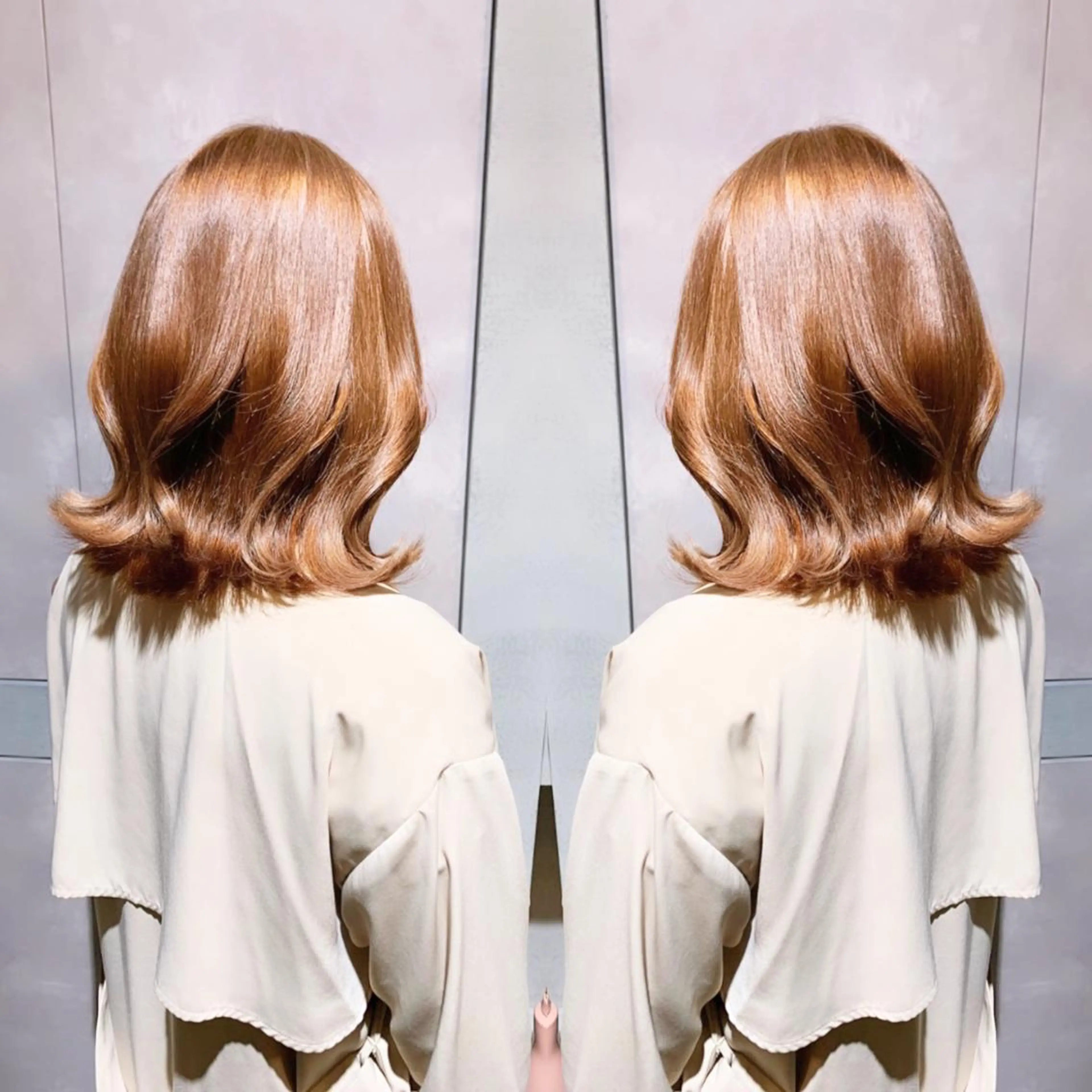 セミロング カラー カット ヘアカラー トリートメント I’ve所属・💘大人可愛く💘 Natsuki❥❥❥のヘアスタイル