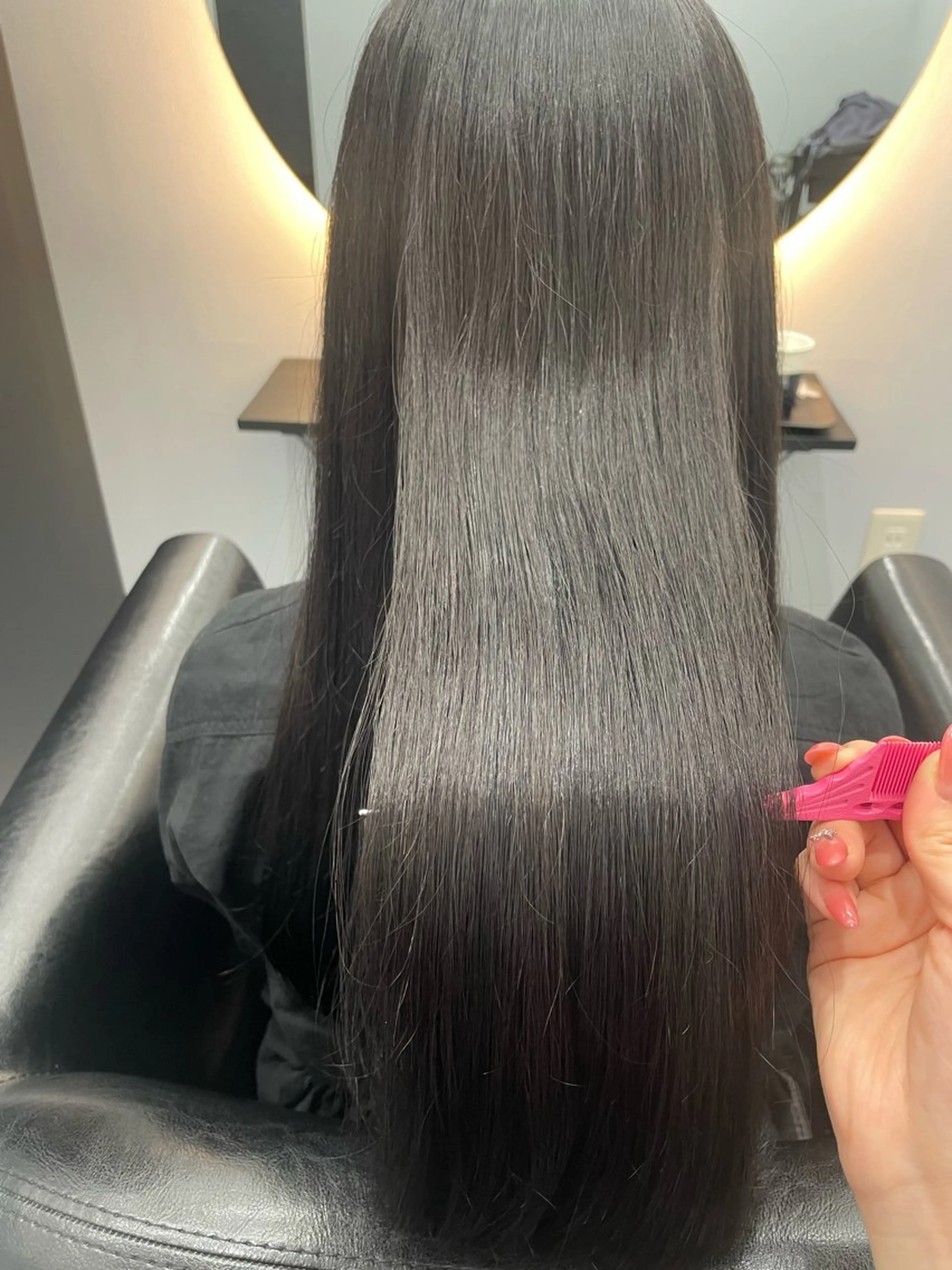 ロング ヘアカラー トリートメント 🦋saki🦋 髪質改善🦋のヘアスタイル