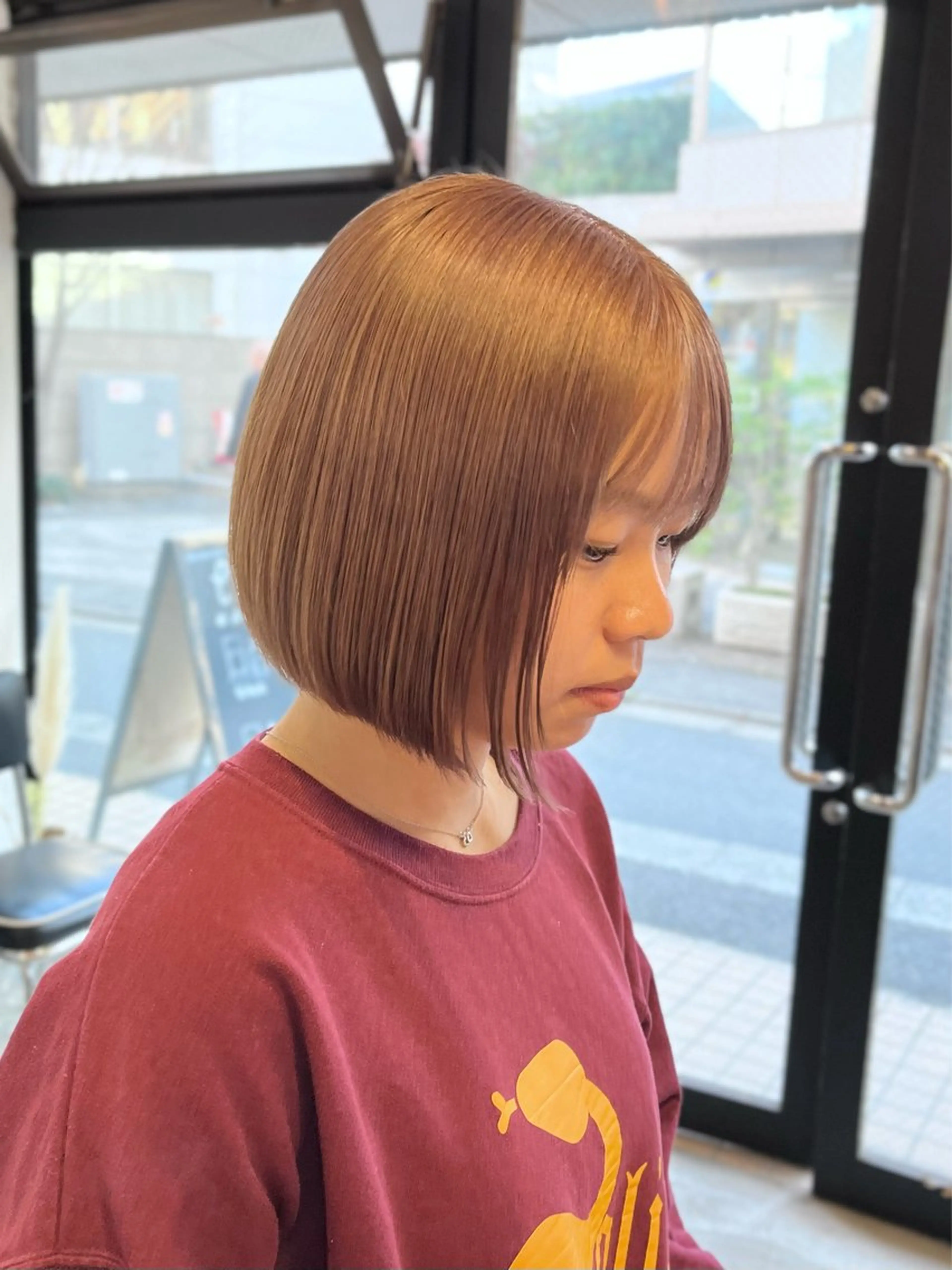 ショート カラー カット ヘアカラー トリートメント うるツヤハイトーン✨ /西川郁巳のヘアスタイル