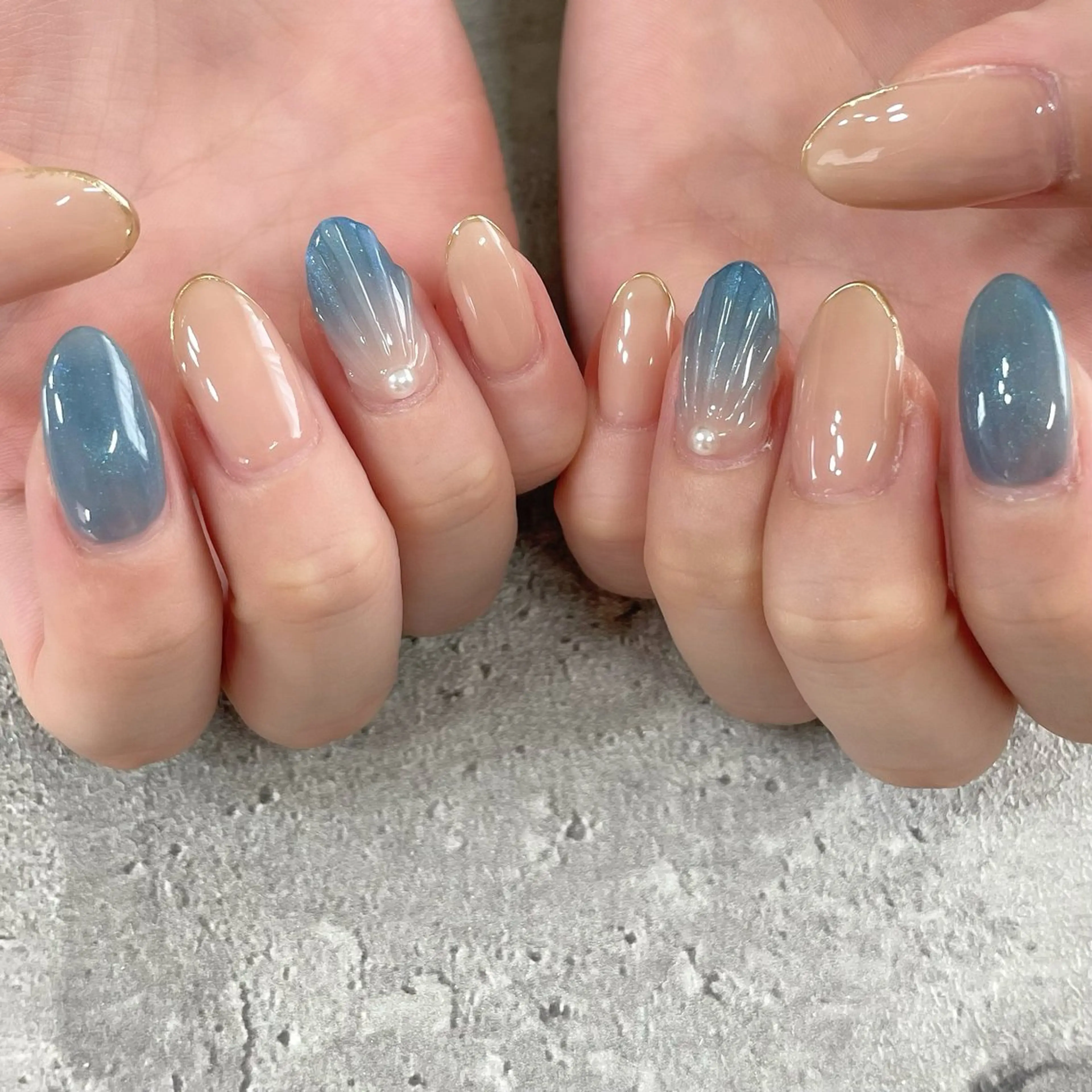 ネイル ジェルネイル 東 千夏のネイルデザイン