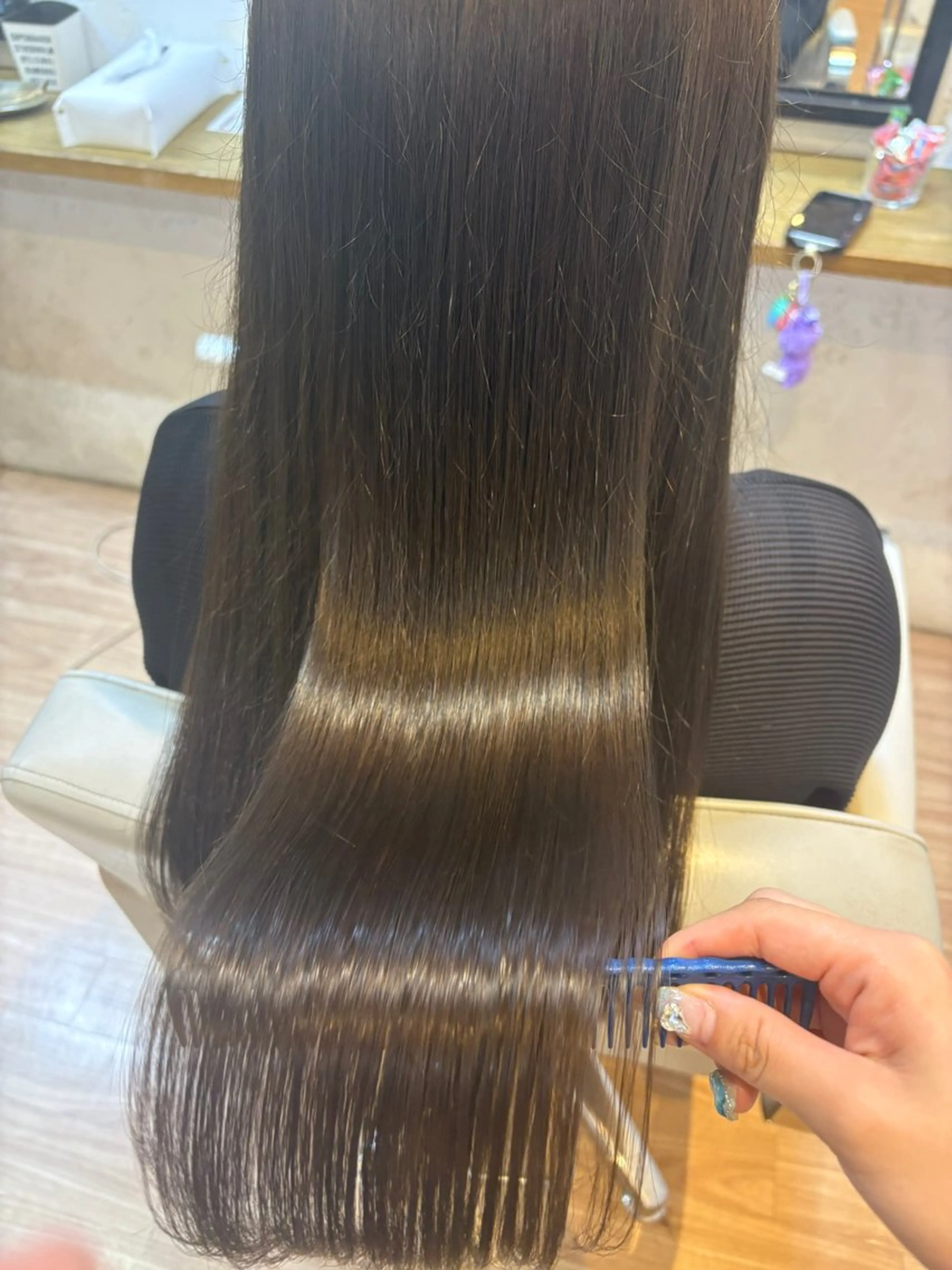 セミロング IRICO たまプラーザ所属・韓国ヘアー🇰🇷 MIWAのヘアスタイル