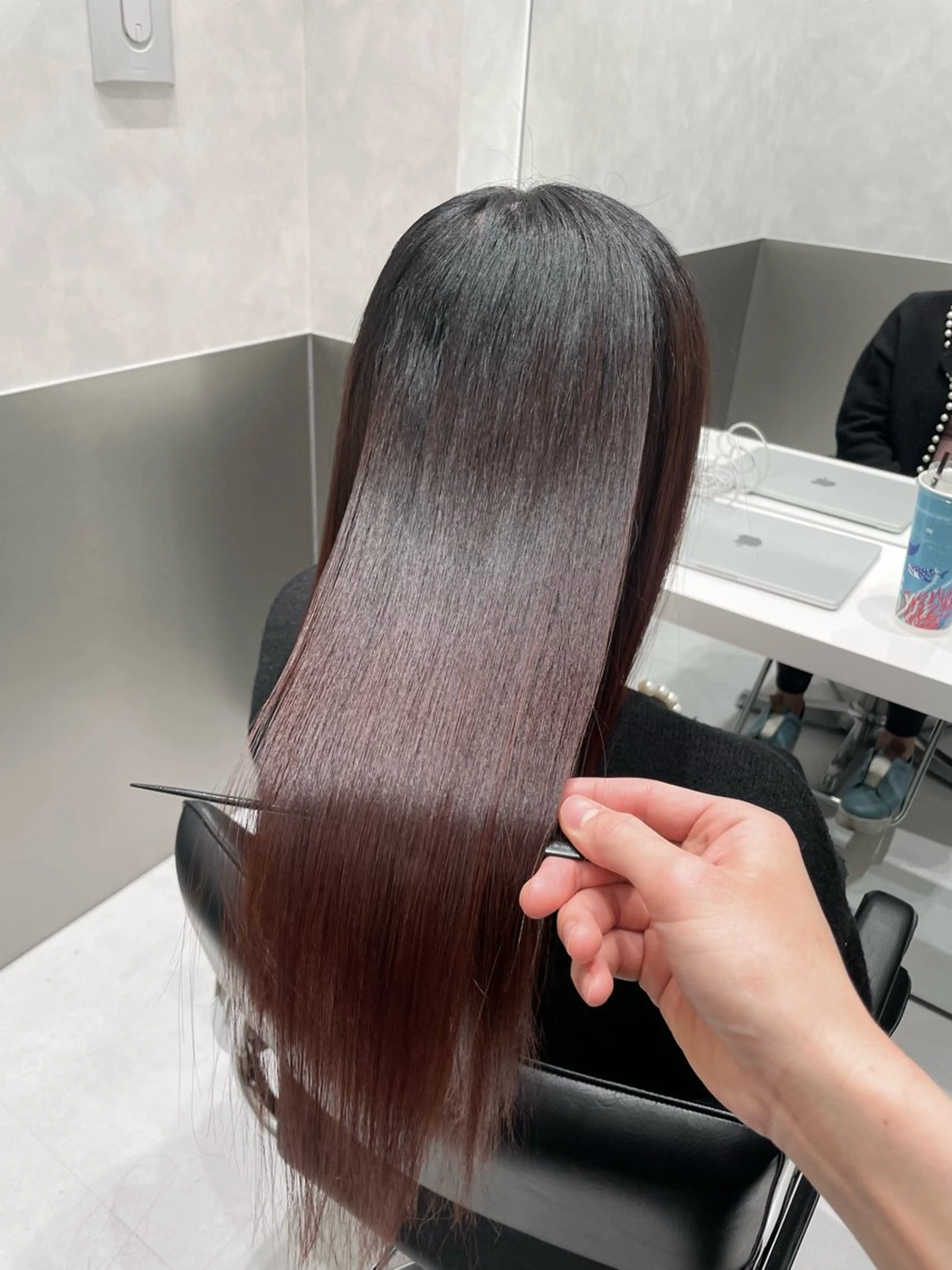 ロング カラー 美髪職人あお🦕 髪質改善｜原宿のヘアスタイル